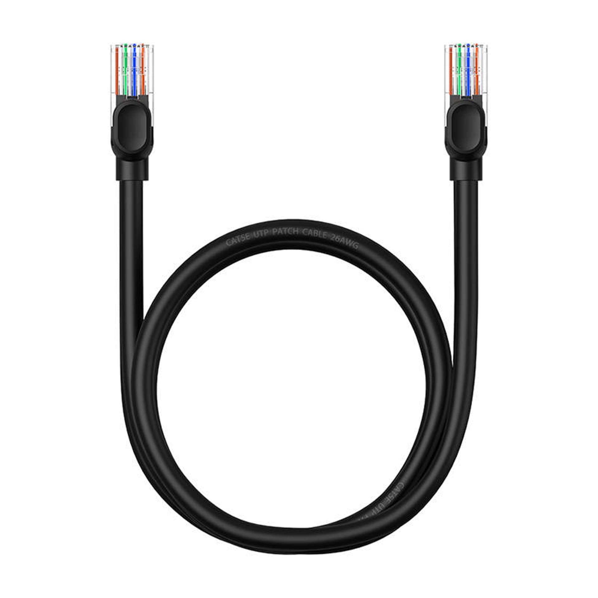 

Kabel sieciowy Baseus Ethernet CAT5, 1m (czarny)