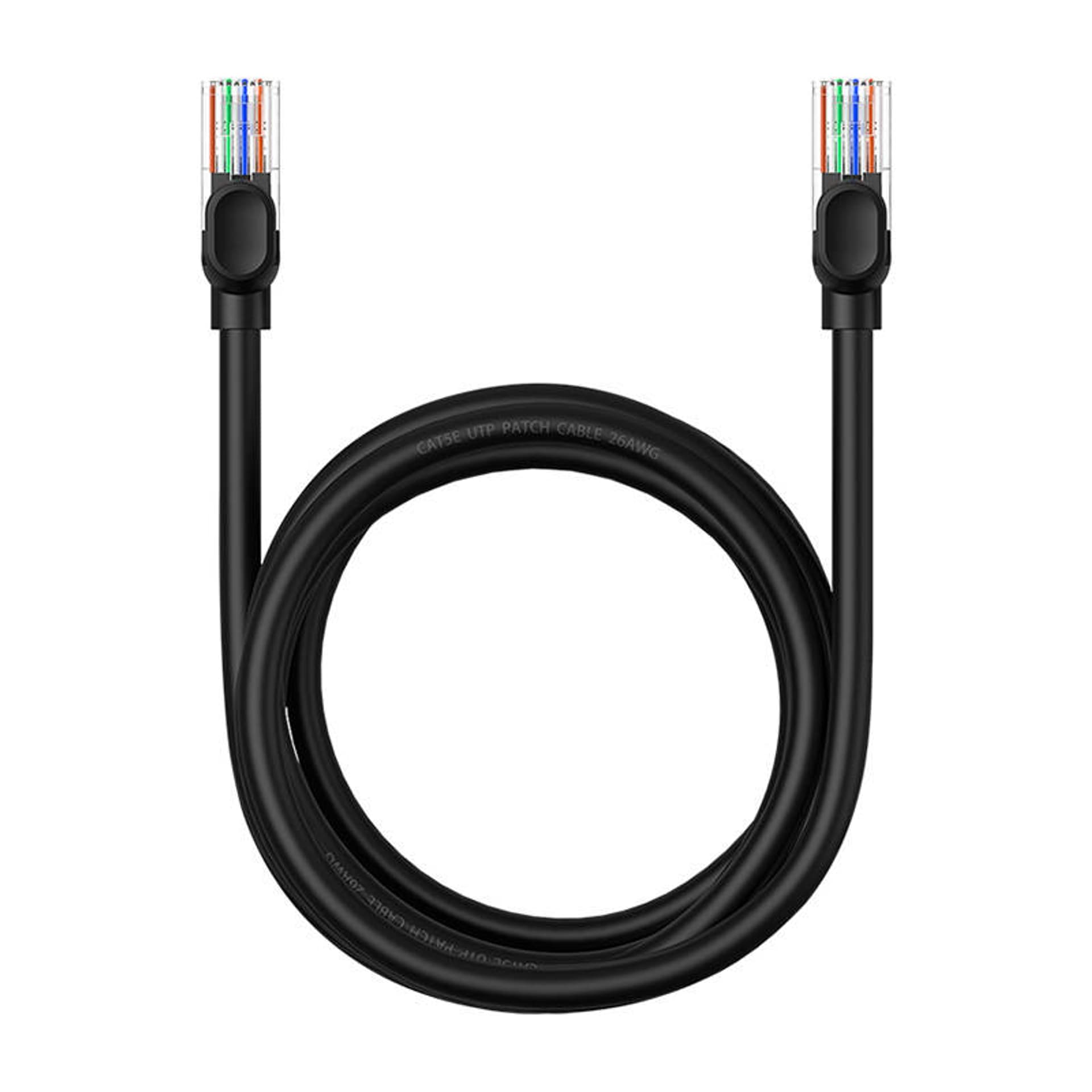 

Kabel sieciowy Baseus Ethernet CAT5, 2m (czarny)