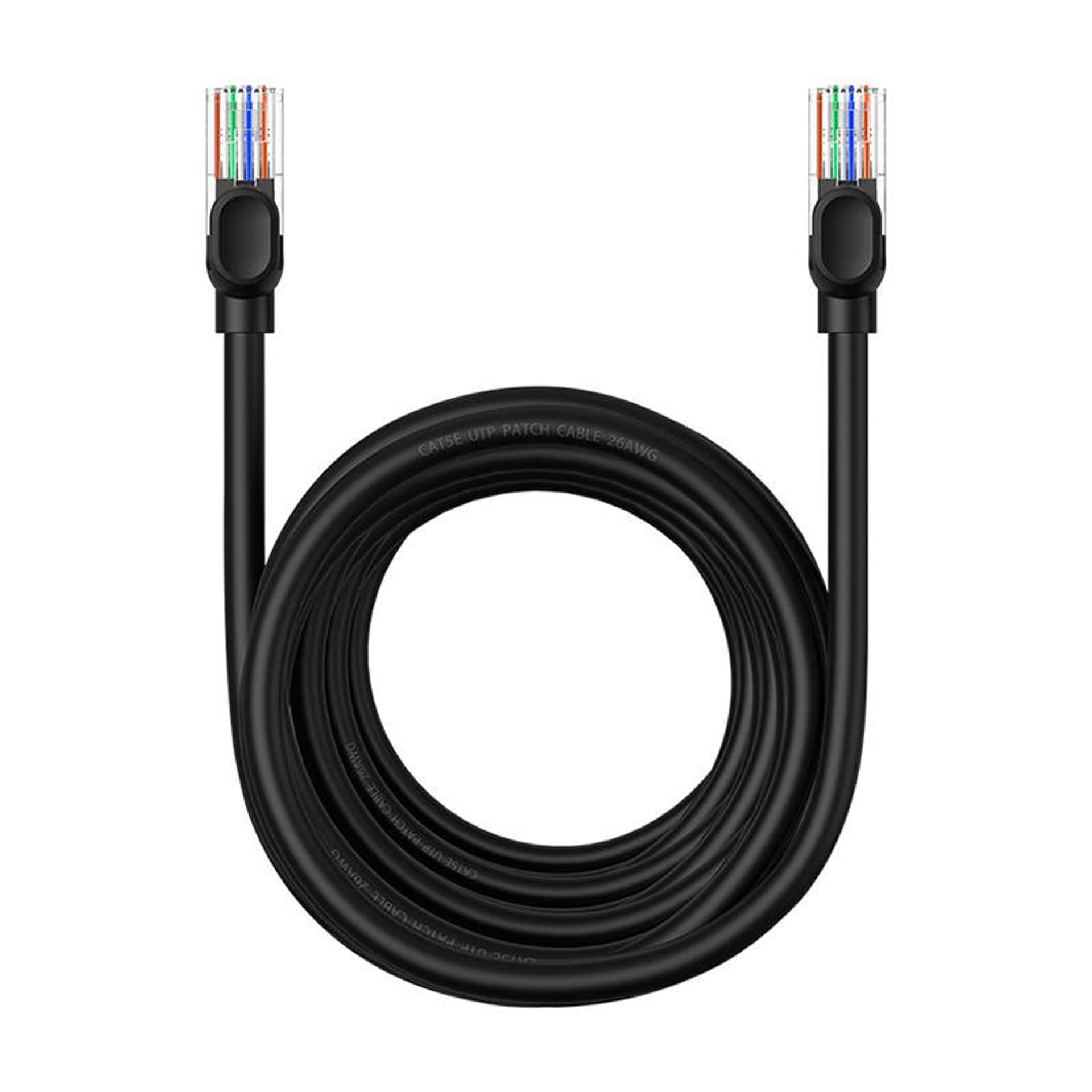 

Kabel sieciowy Baseus Ethernet CAT5, 8m (czarny)
