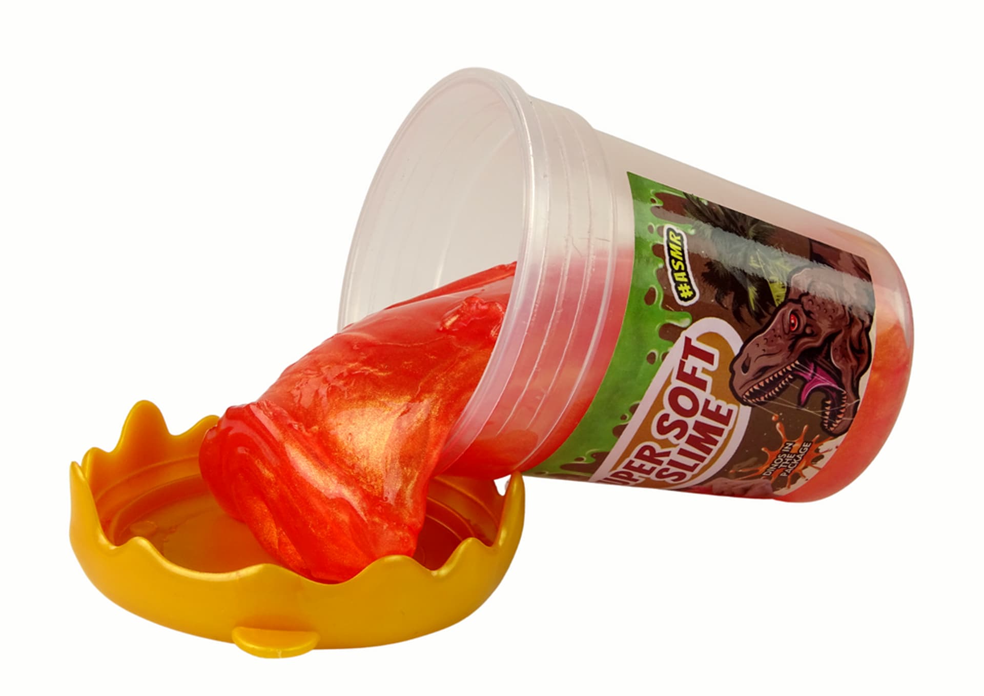 

Slime Brokatowy Dinozaury DIY Miękki 3 Kolory