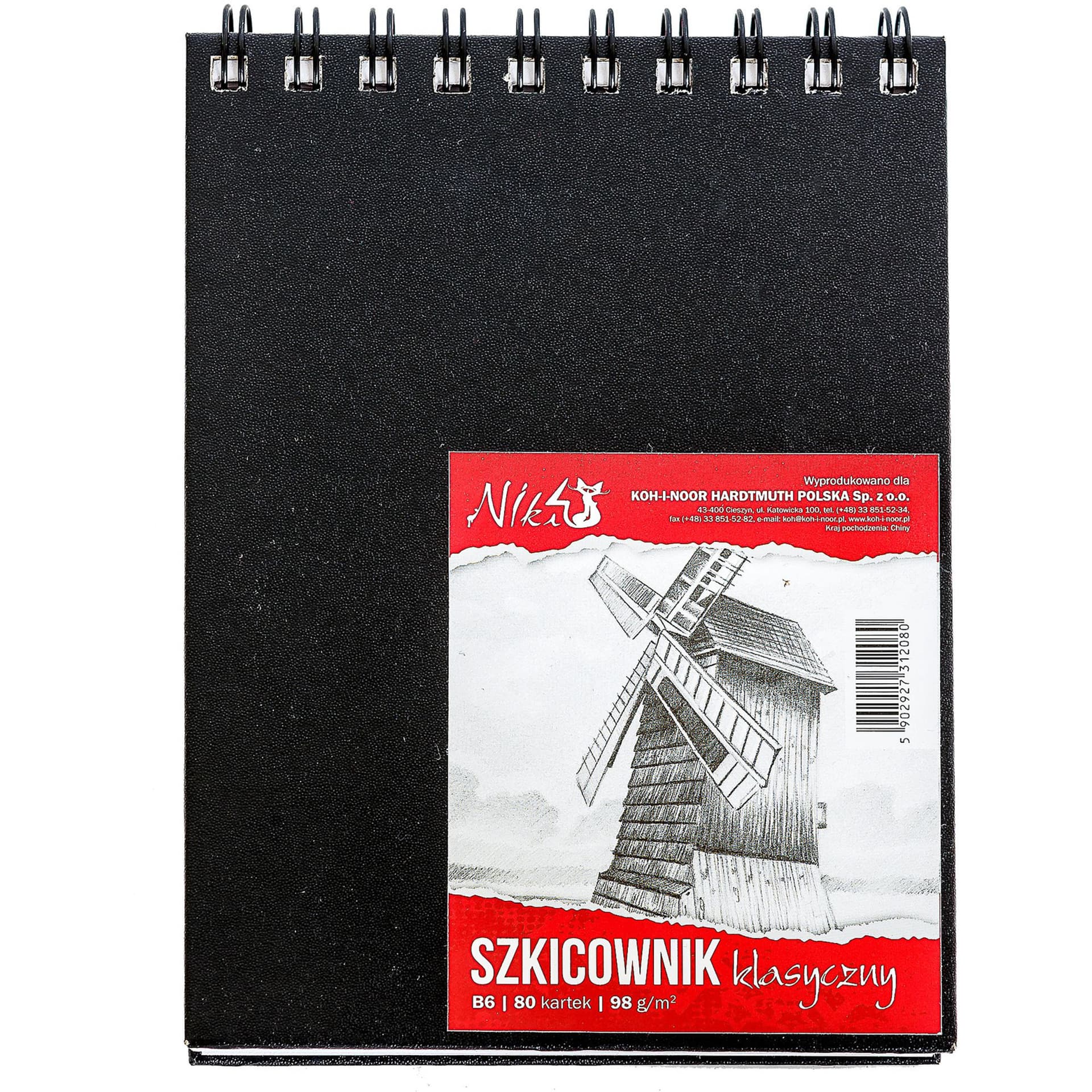 

Szkicownik B6 98g 80kartek KOH I NOOR BLO-SZB698-00104