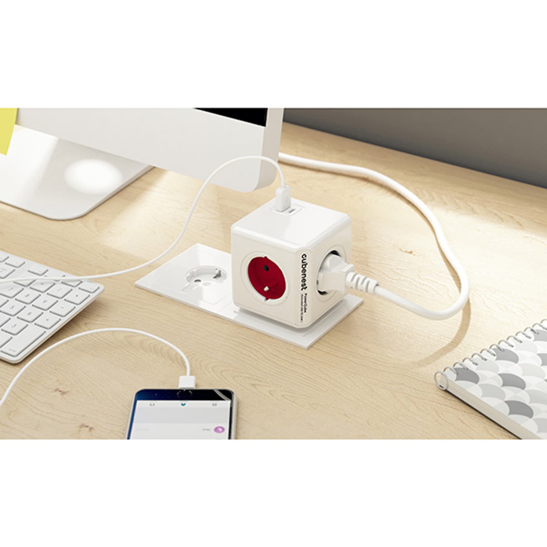 

Listwa zasilająca 250V, CEE7 (widelec) - POWERCUBE, .1m, ORIGINAL USB, czerwona, POWERCUBE, Widelec) - powercube/original usb/czerwona/powercub