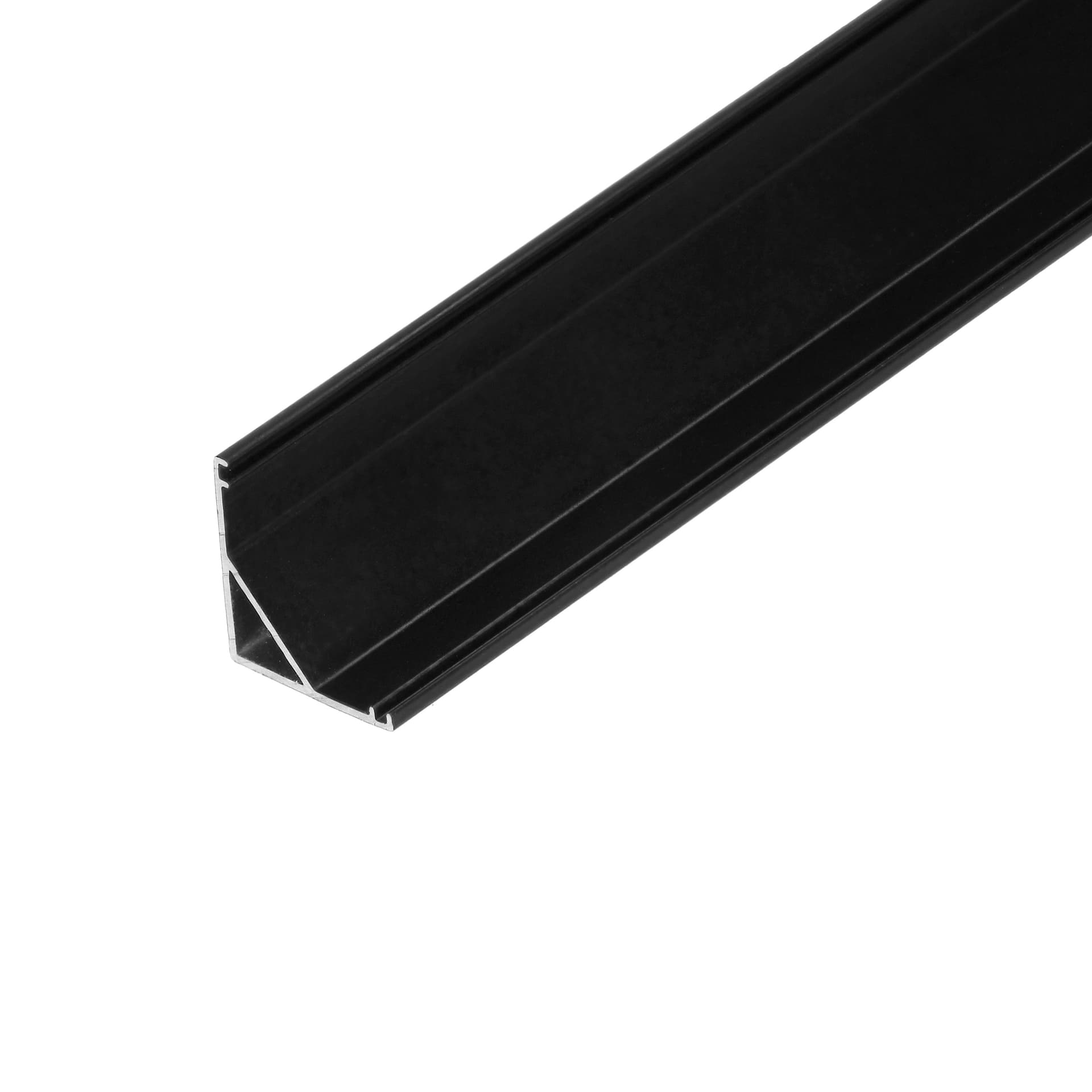

Profil aluminiowy do taśm LED, 2000 x 15,8 x 15,8 mm, kątowy, czarny, komplet 50 szt.