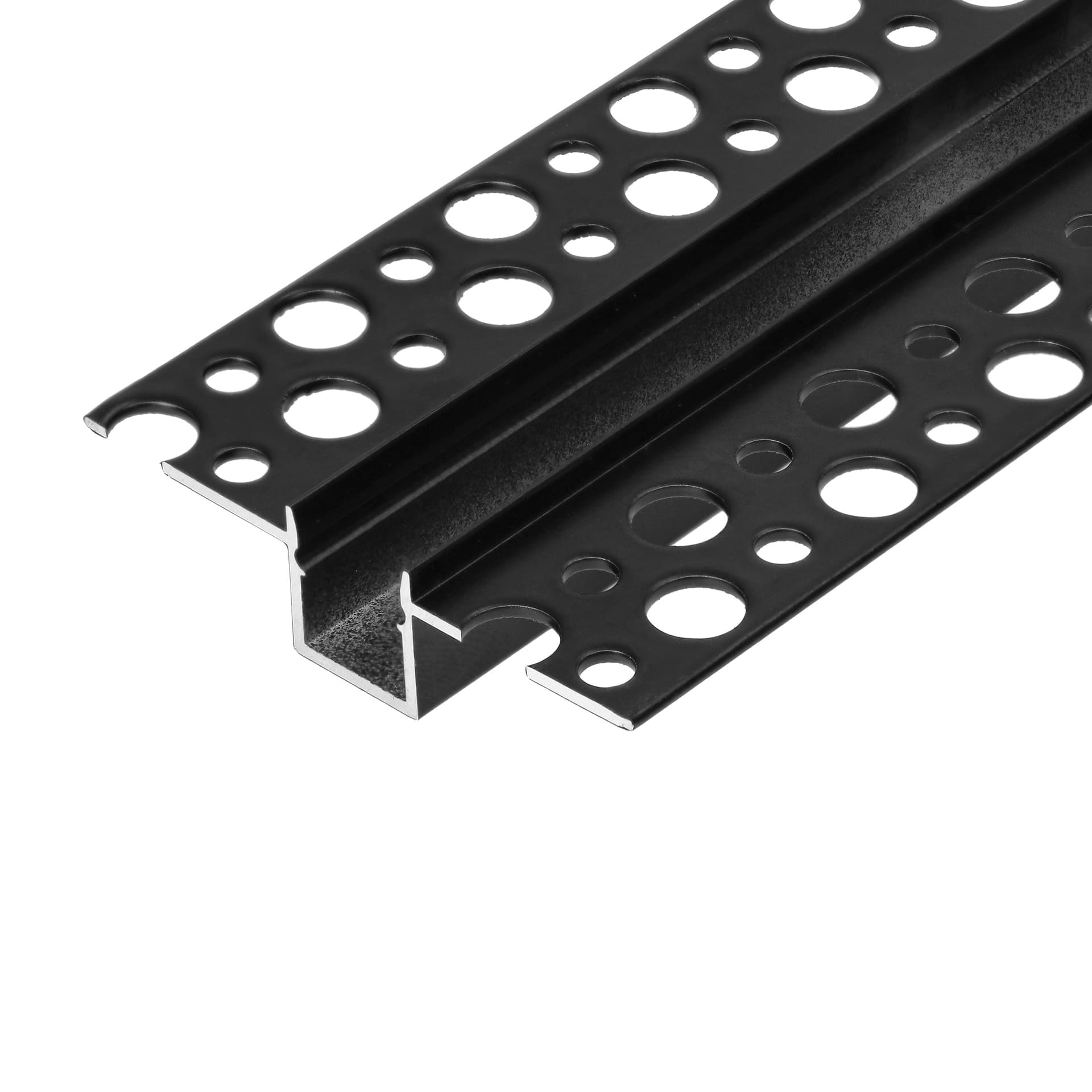 

Profil aluminiowy do taśm LED, 2000 x 55 x 13 mm, wpuszczany w karton gips, czarny, komplet 50 szt.