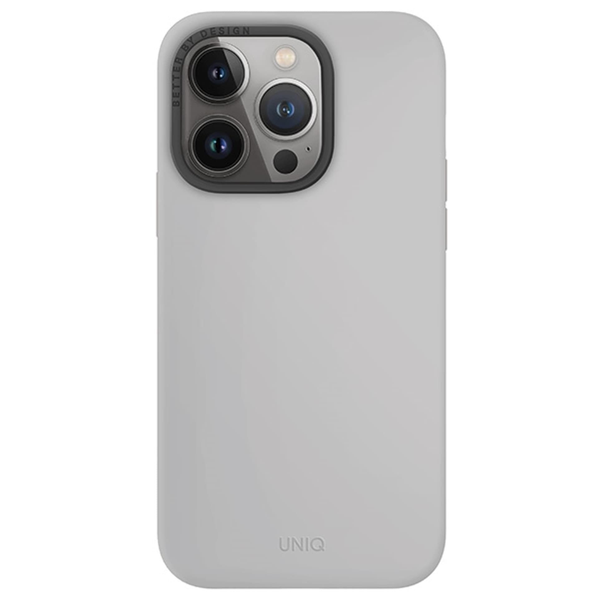 

UNIQ etui Lino Hue iPhone 15 Pro 6.1" Magclick Charging jasnoszary/chalk grey