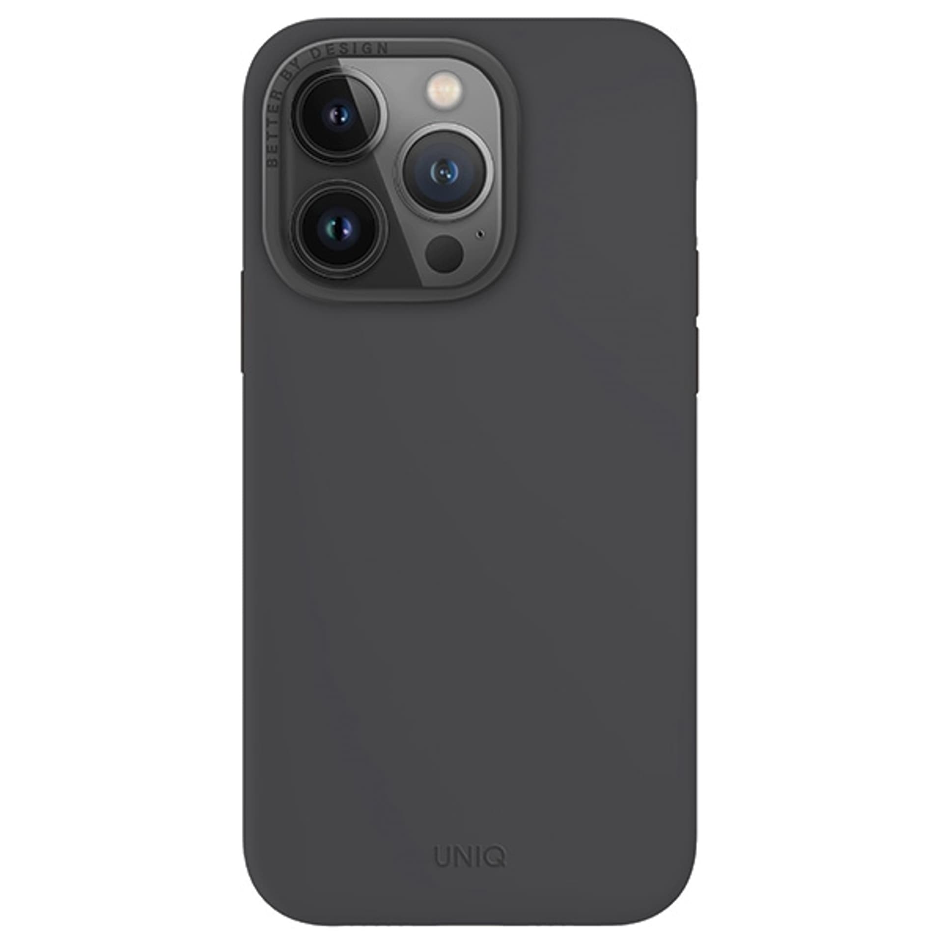 

UNIQ etui Lino Hue iPhone 15 Pro 6.1" Magclick Charging szary/charcoal grey