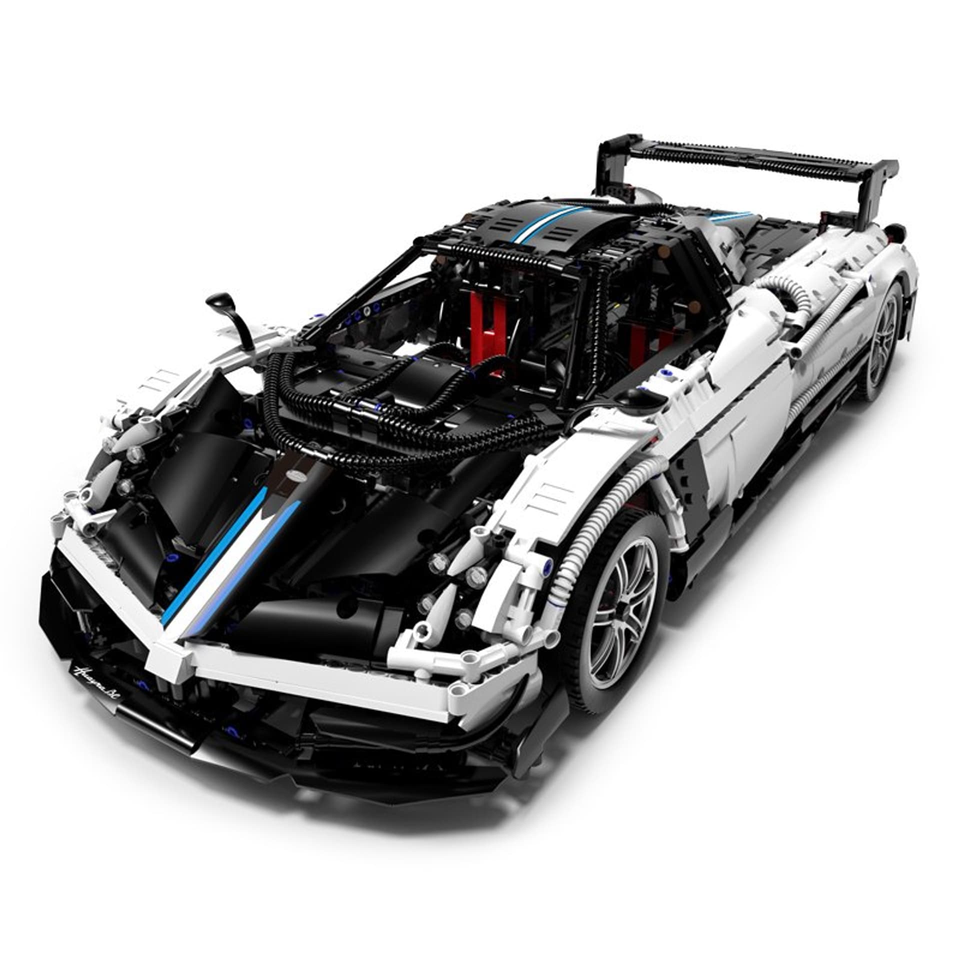 

Pagani Huayra RASTAR model 1:8 Składane auto 2896 Klocków technicznych + Otwierane drzwi