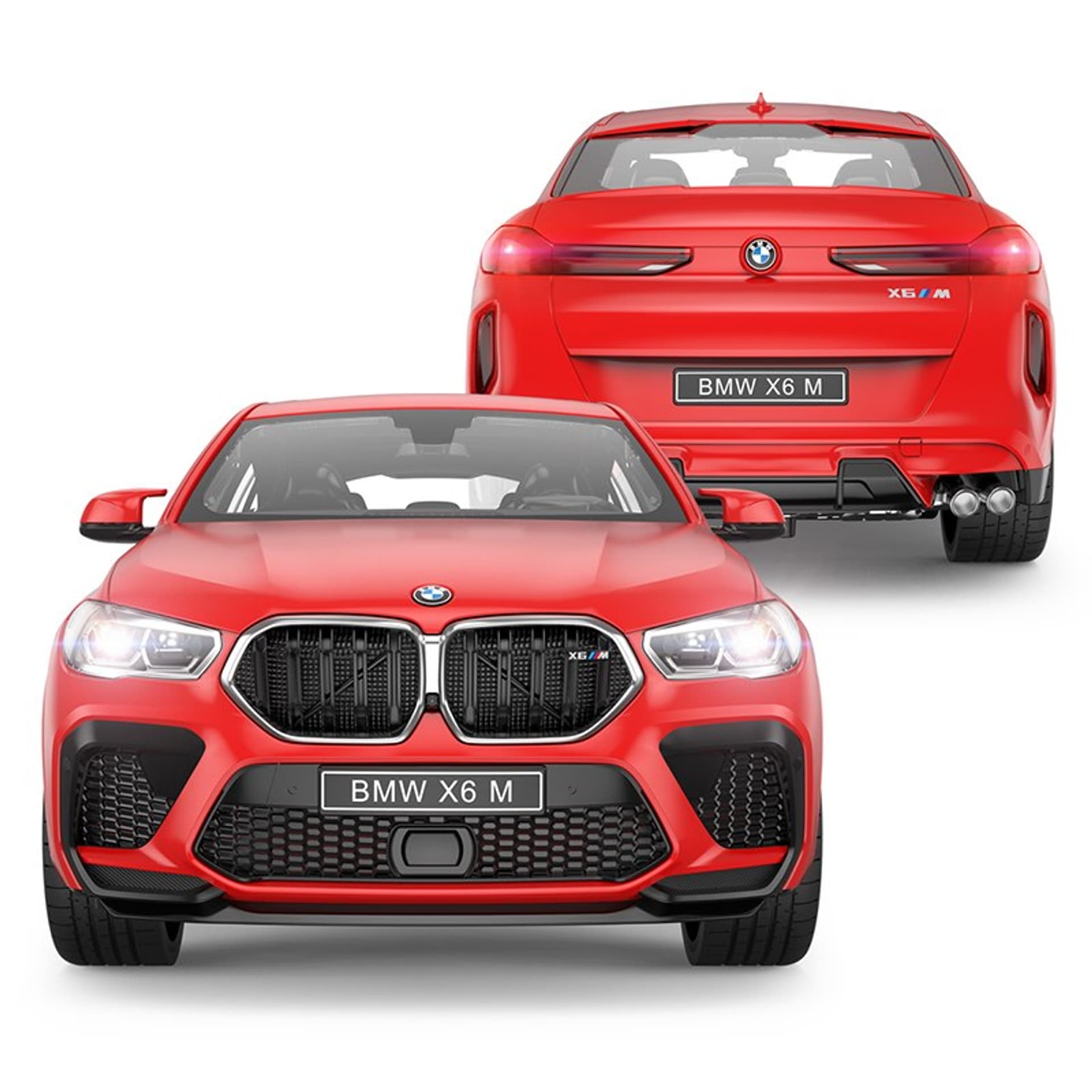 

BMW X6 M czerwony RASTAR model 1:14 Zdalnie sterowane auto + Pilot 2,4 GHz