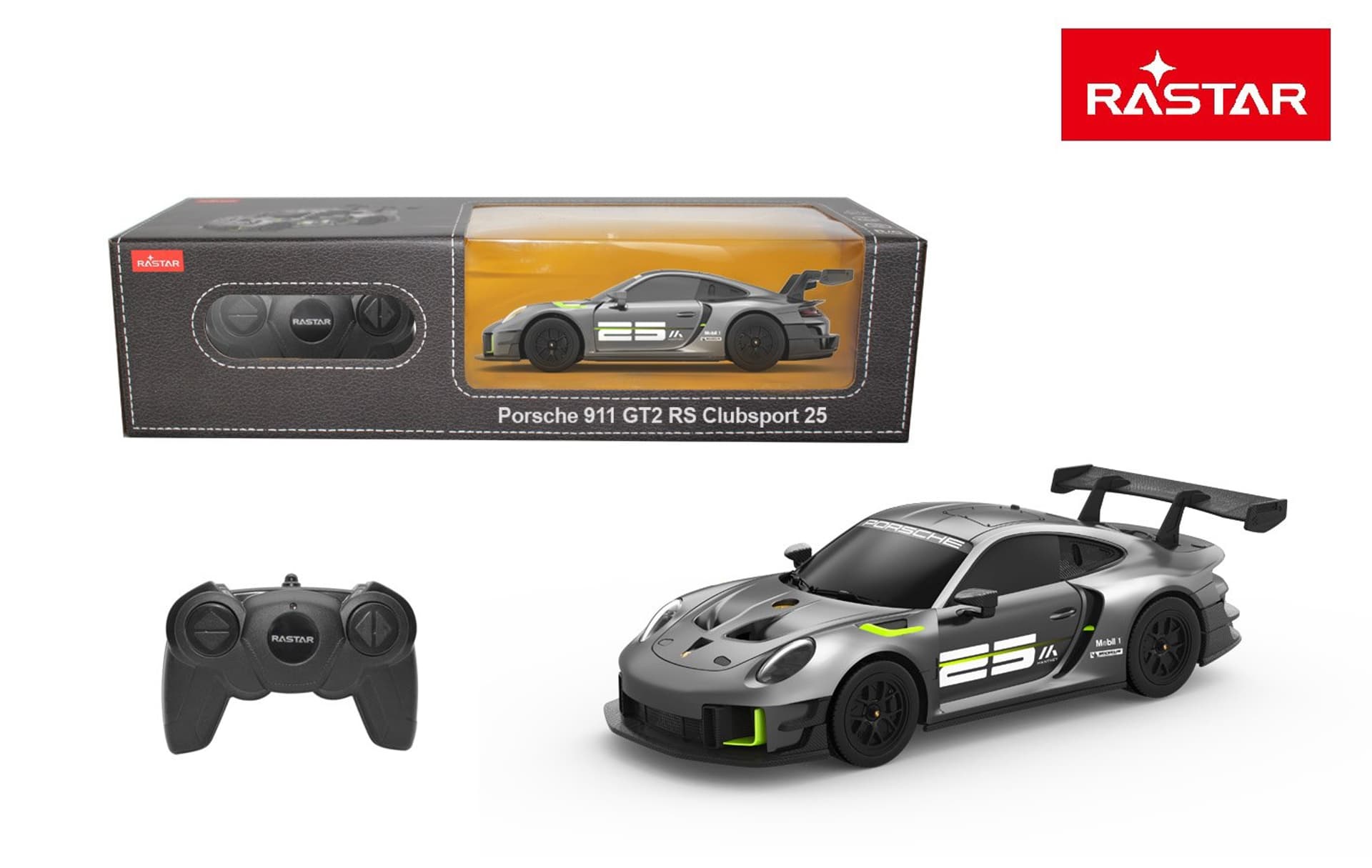 

Autko R/C Porsche 911 GT2 RS Clubsport 25 1:24 RASTAR