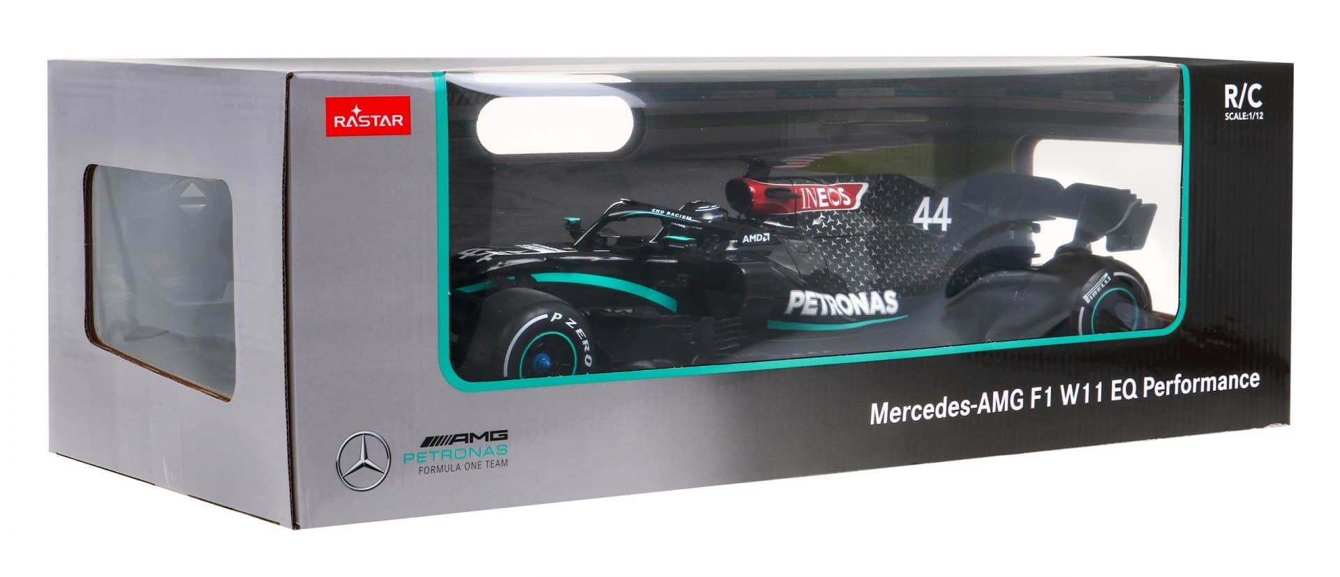 

Mercedes-AMG F1 W11 EQ Performance RASTAR model 1:12 Zdalnie sterowany bolid