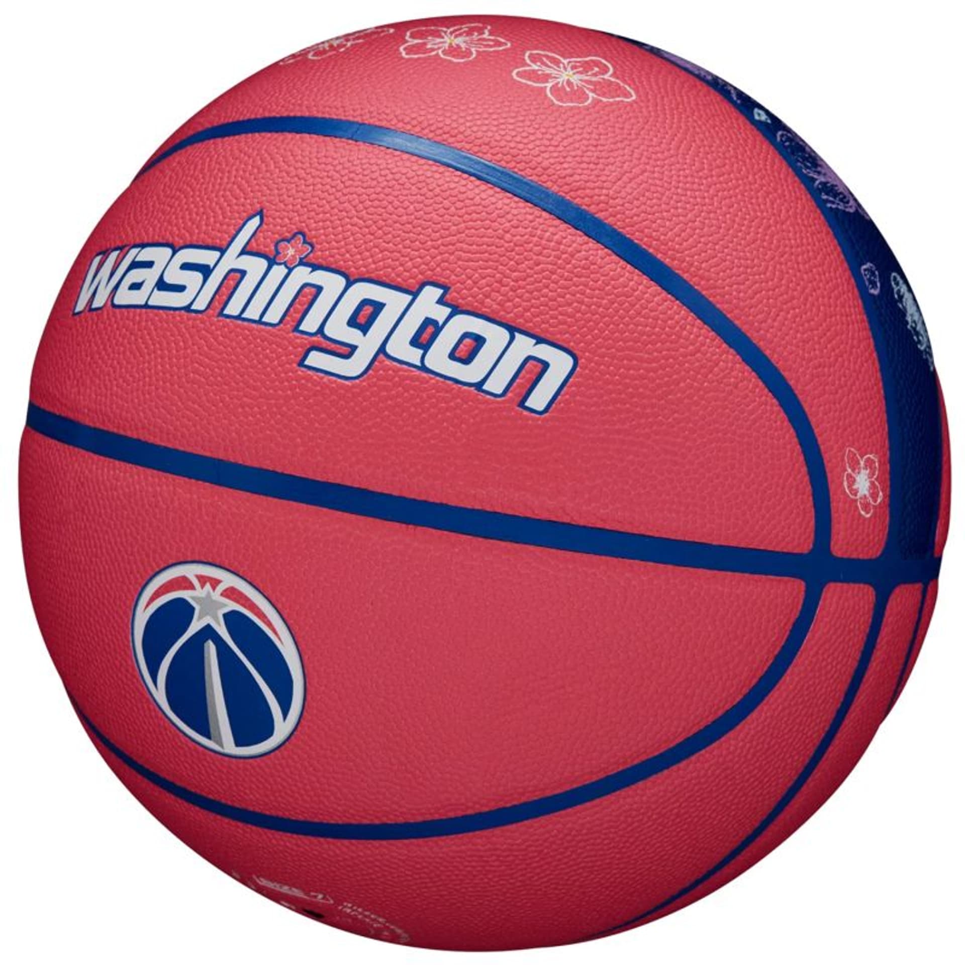 

Piłka do koszykówki Wilson NBA Team City Collector Washington Wizards Ball (kolor Różowy, rozmiar 7)