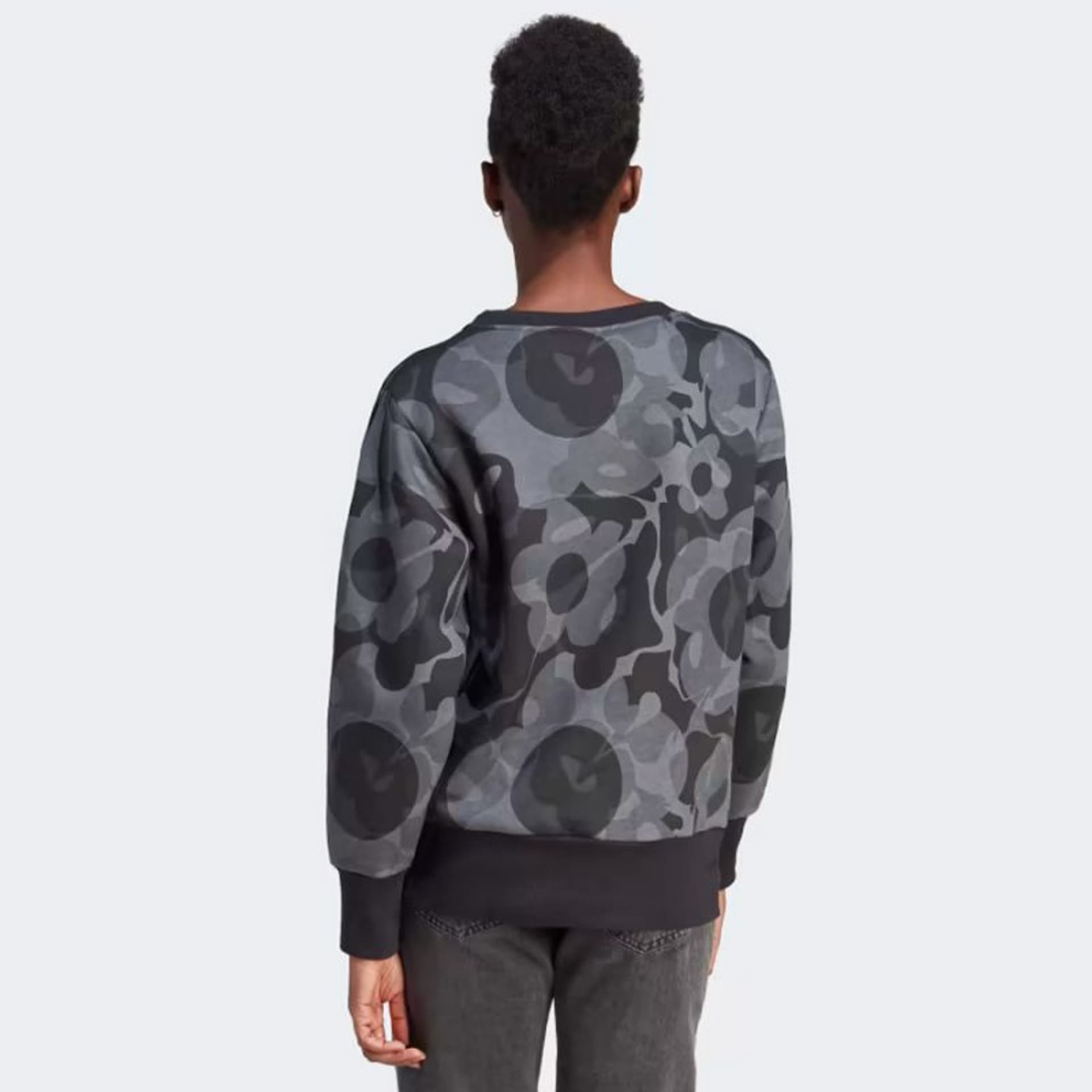 

Bluza adidas Aop Swt W (kolor Czarny. Szary/Srebrny, rozmiar S)