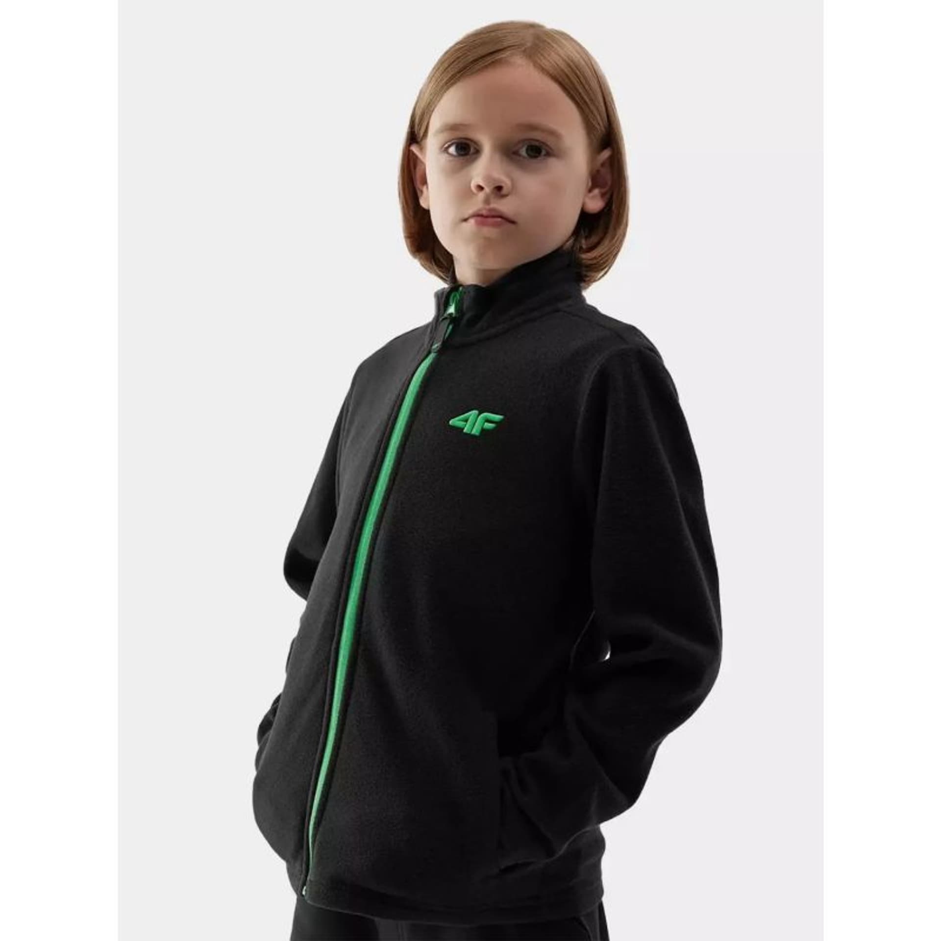

Bluza 4F Jr 4FJAW23TFLEM105 (kolor Czarny)