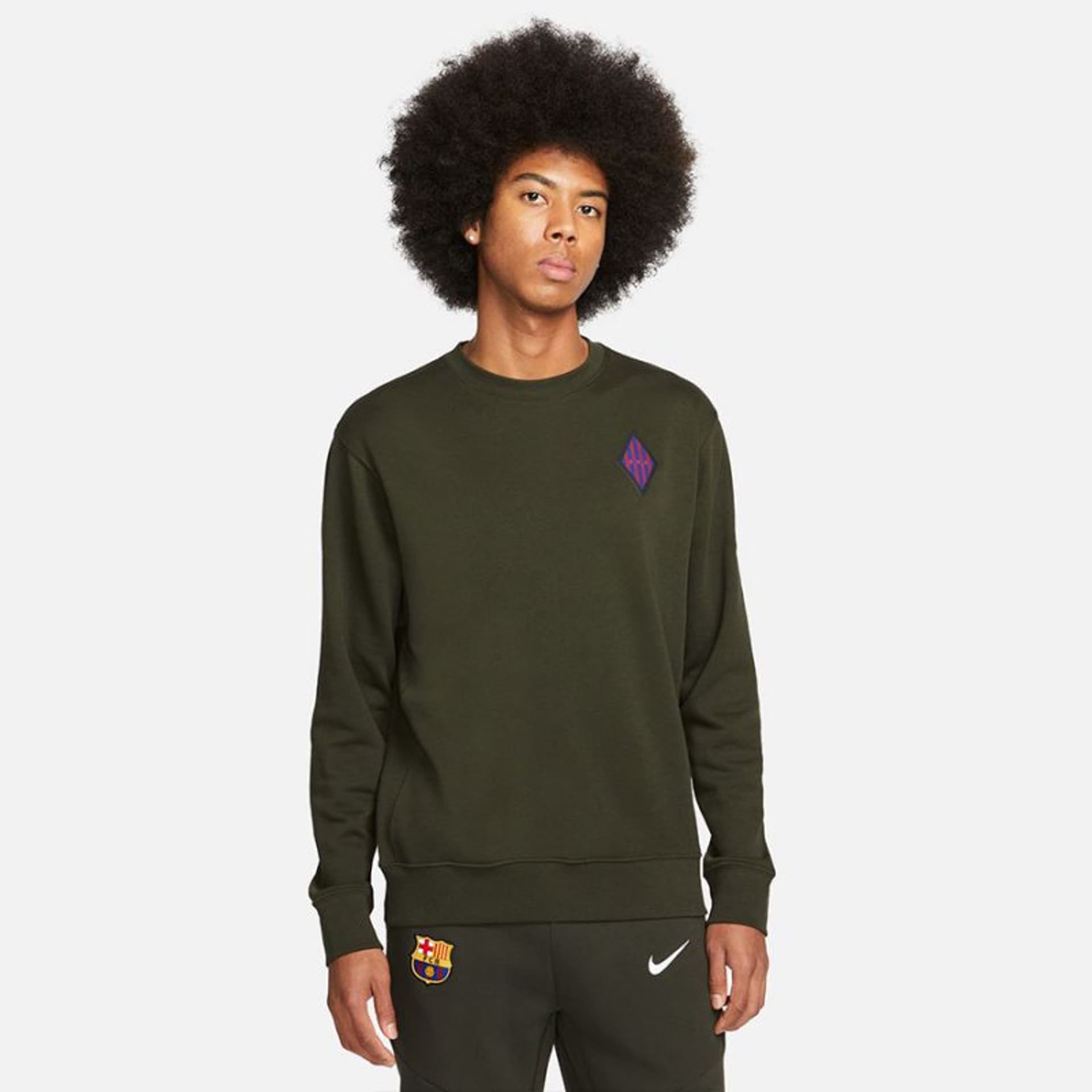 

Bluza Nike FC Barcelona Club Fleece M DV5569 (kolor Zielony, rozmiar M)