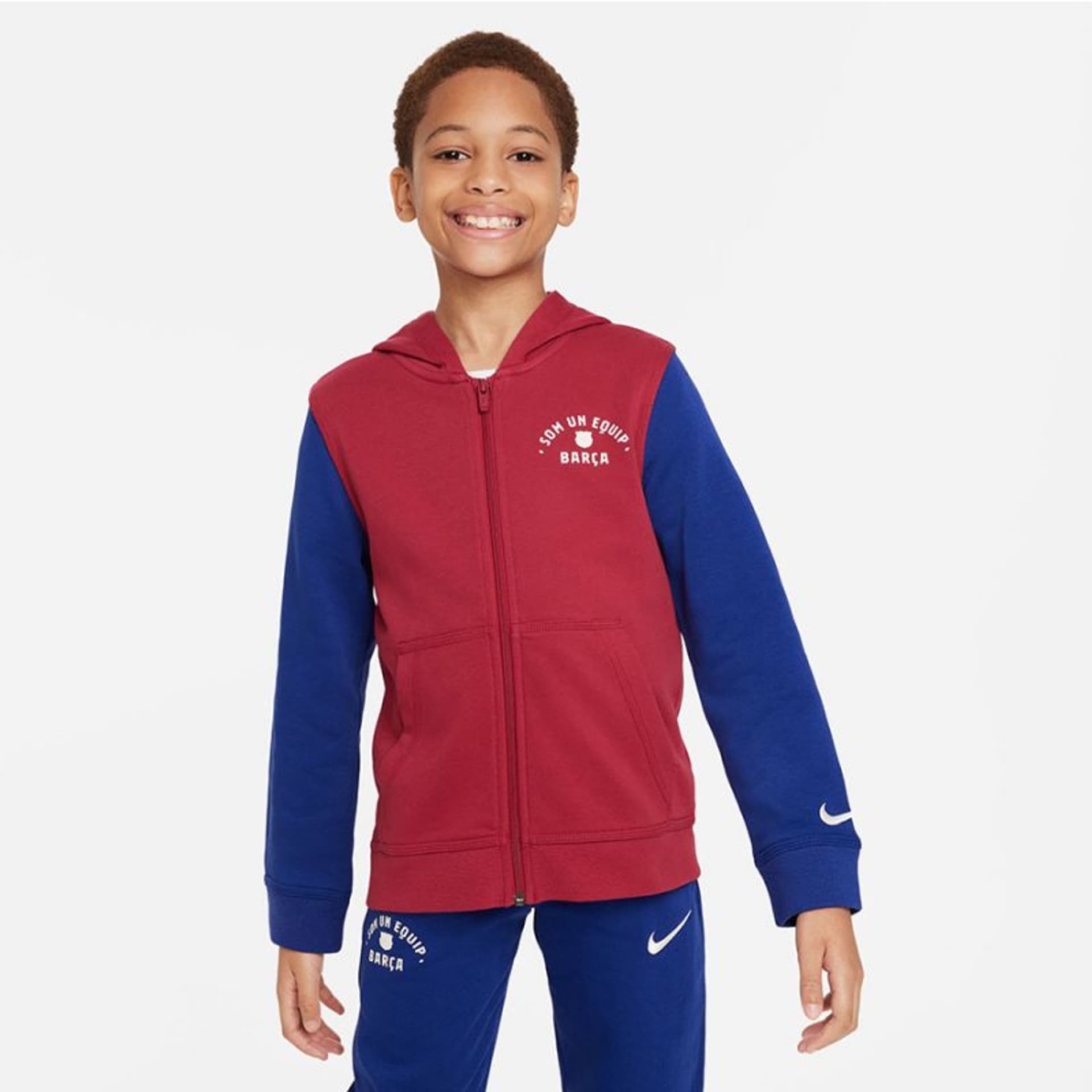 

Bluza Nike FC Barcelona Jr DV6302 (kolor Czerwony. Niebieski, rozmiar M (137-147cm))