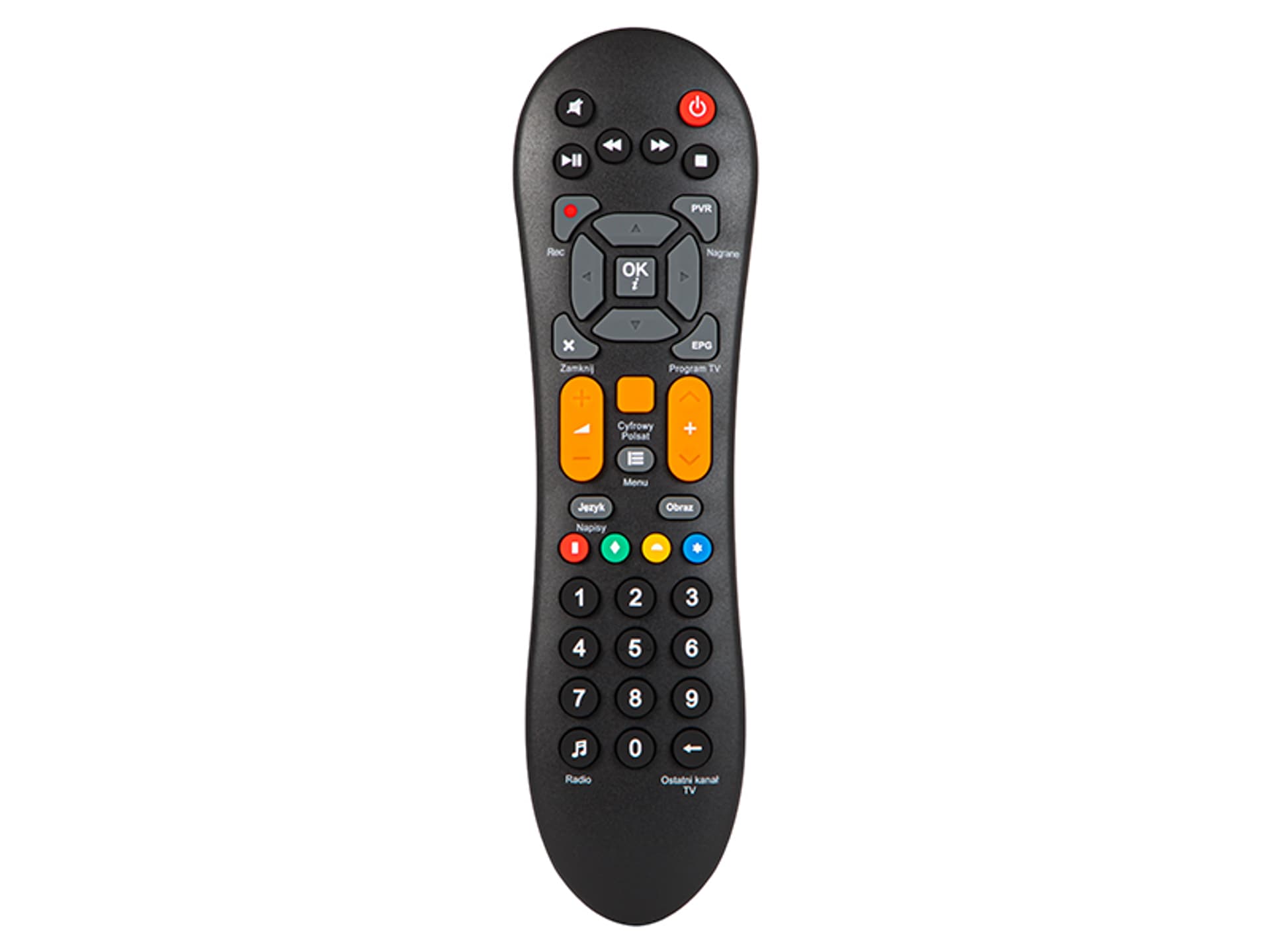

74-269# Pilot do polsat hd7000 bez logo