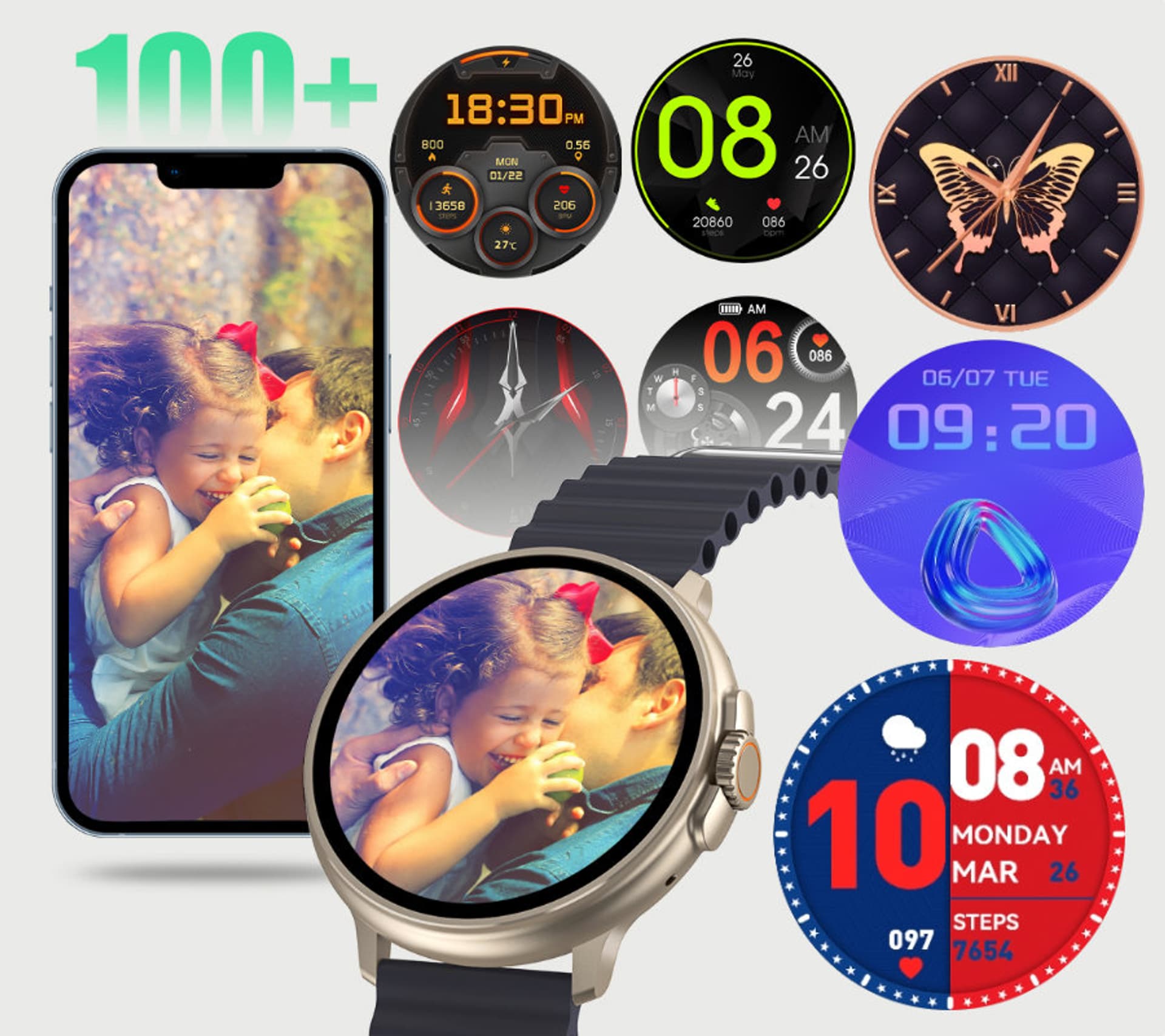 

SMARTWATCH UNISEX Rubicon RNCF15 - BLUETOOTH CALL, ŁADOWANIE BEZPRZEWODOWE (sr057c)