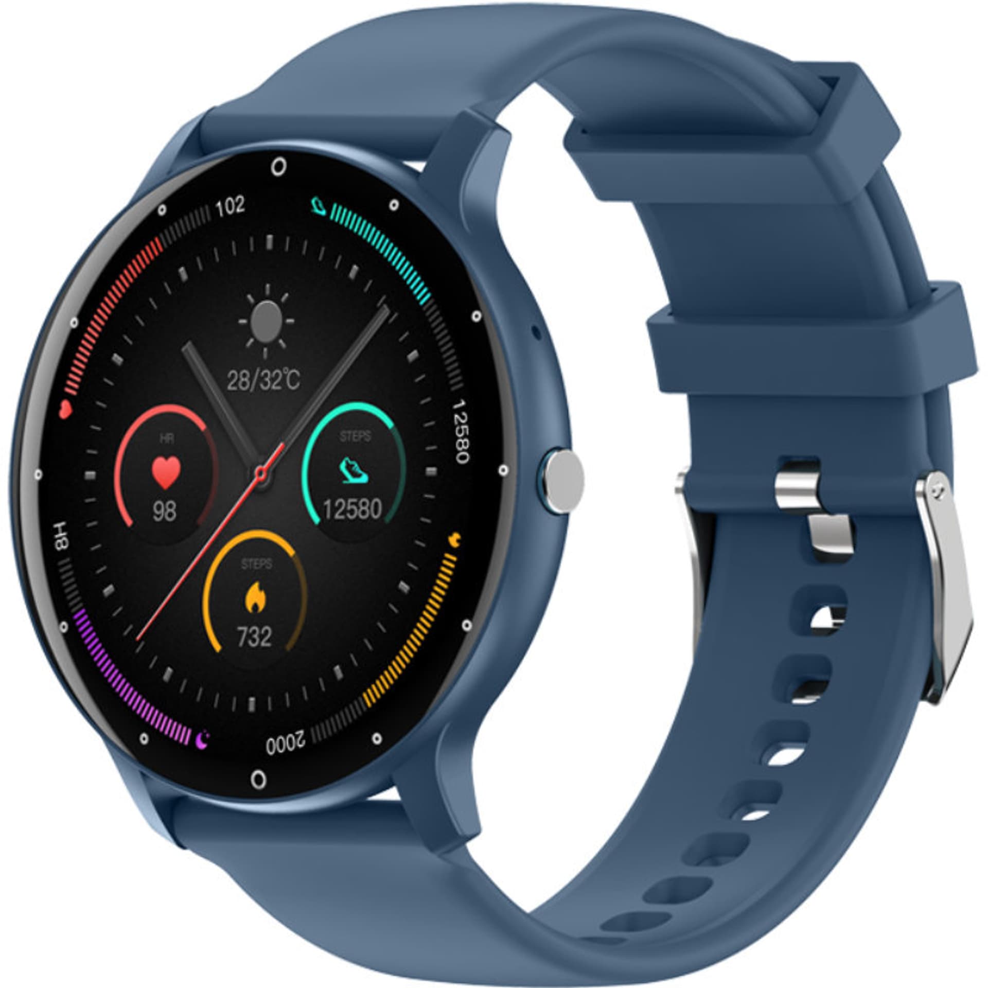 

SMARTWATCH UNISEX Rubicon RNCF16 - BLUETOOTH CALL, TRENING GOOGLE FIT (sr058c)