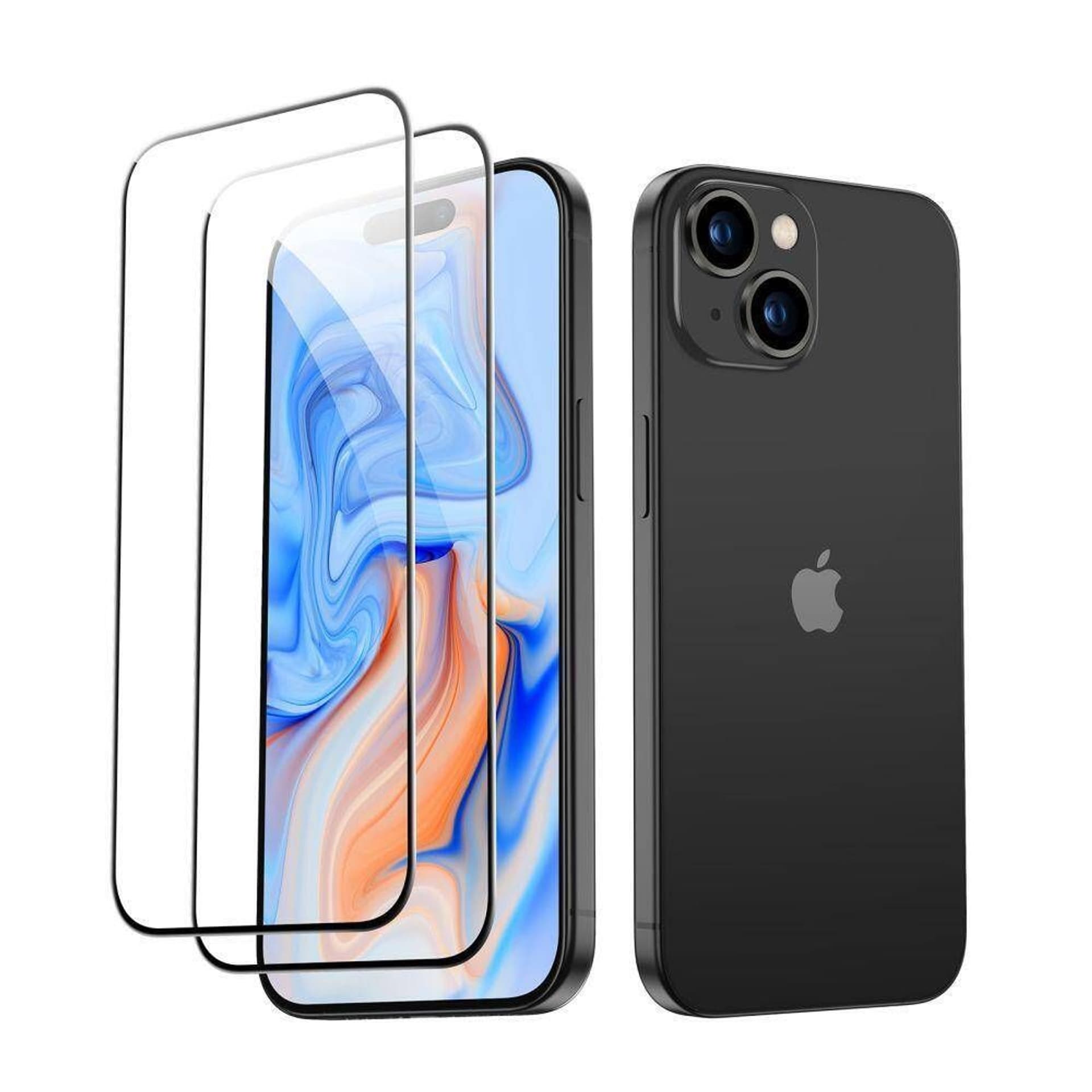 

Szkło Hartowane APPLE IPHONE 15 ESR Tempered Glass 2-pack czarne