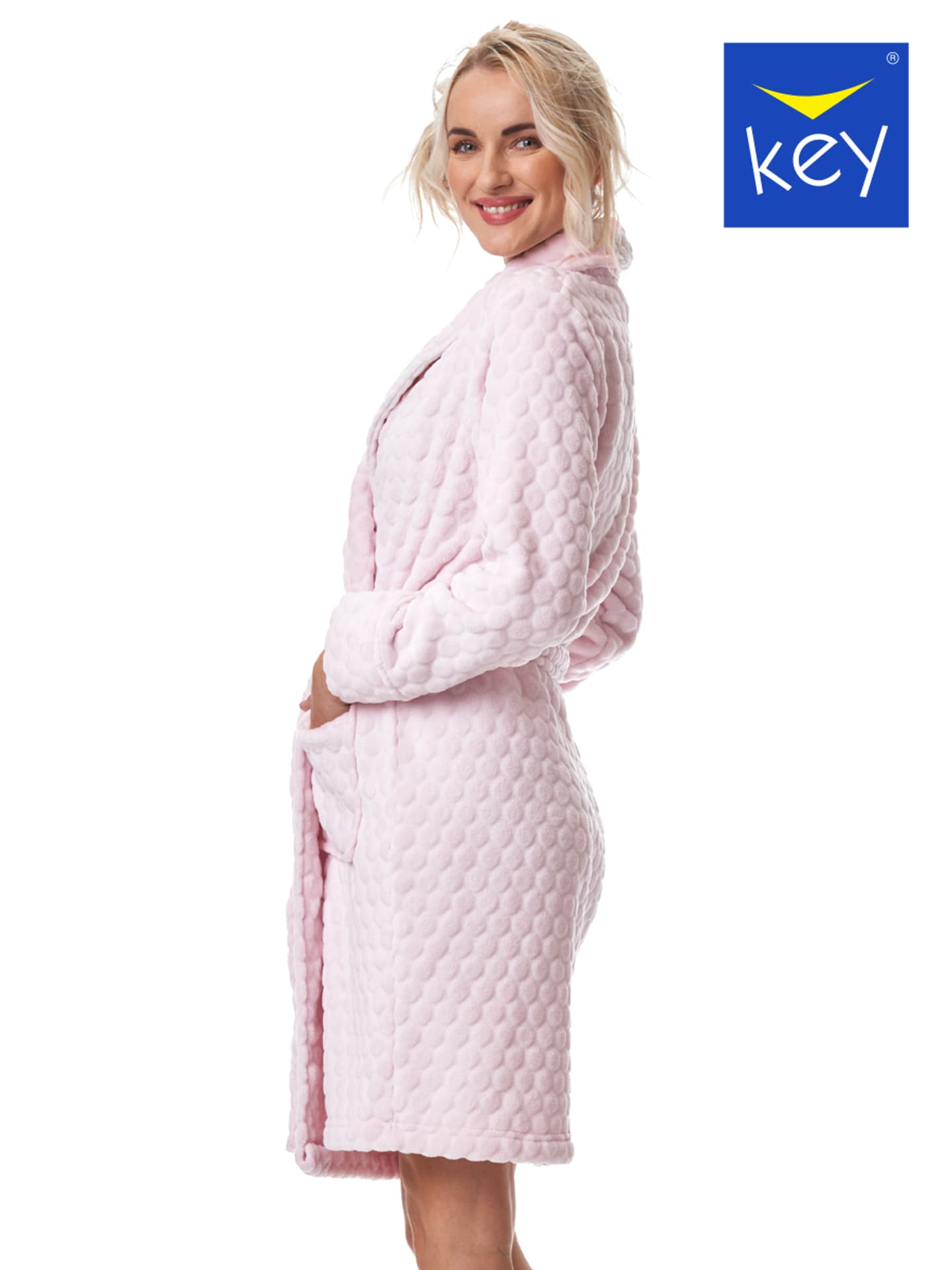 

SZLAFROK KEY LGD-596 B23 (kolor róż jasny, rozmiar S/M)