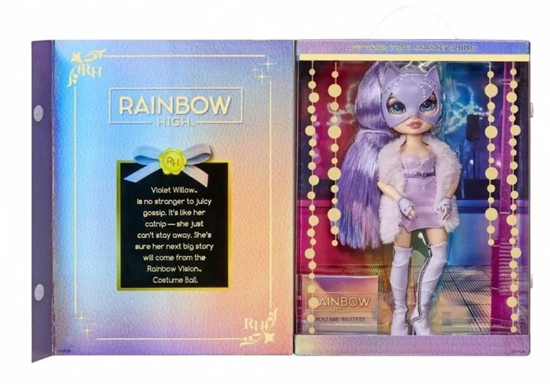 

MGA Lalka Rainbow High Fall Theme VC Violett Willow Kostium balowy 424857