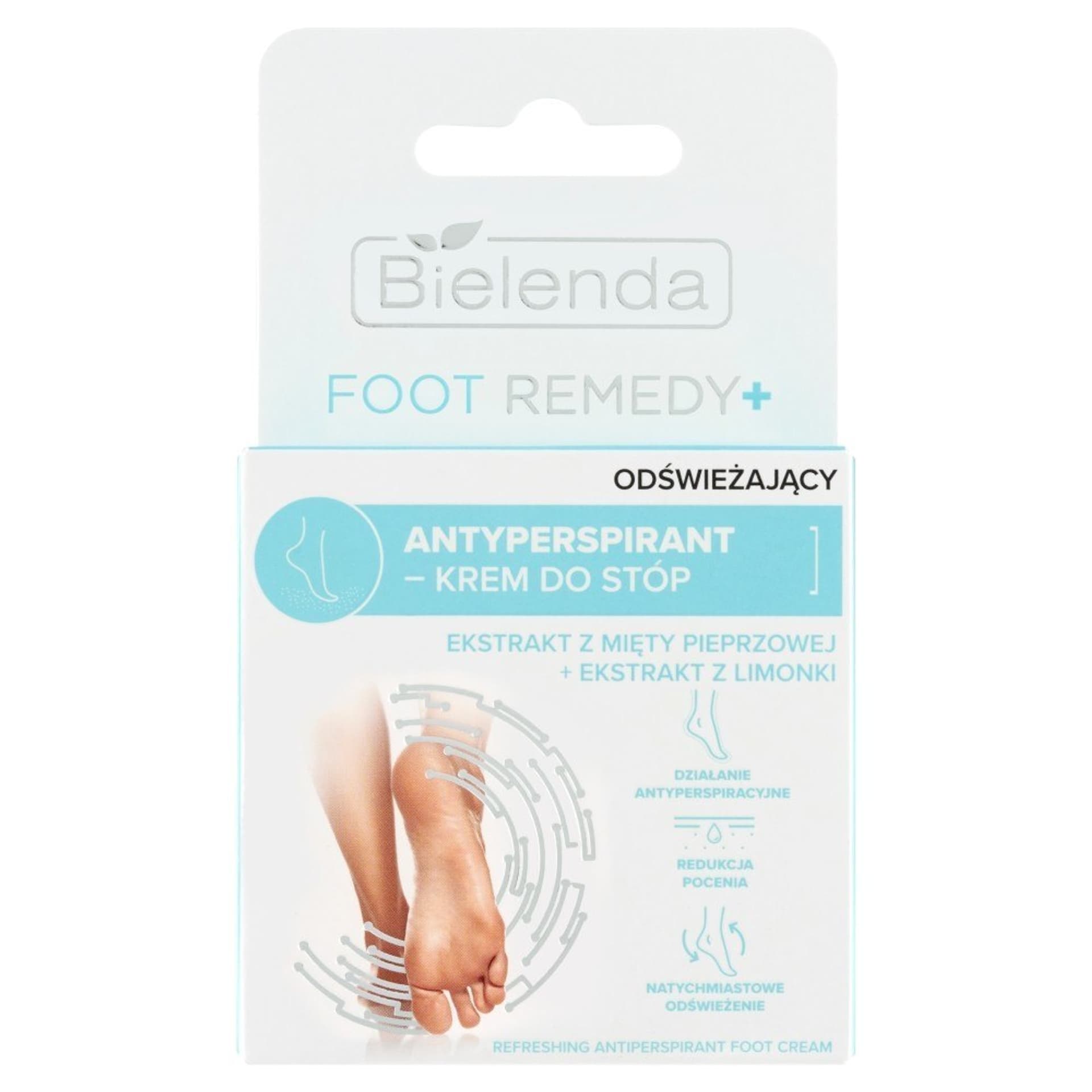 

BIELENDA Foot Remedy + Antyperspirant-Krem do stóp - odświeżający 50ml