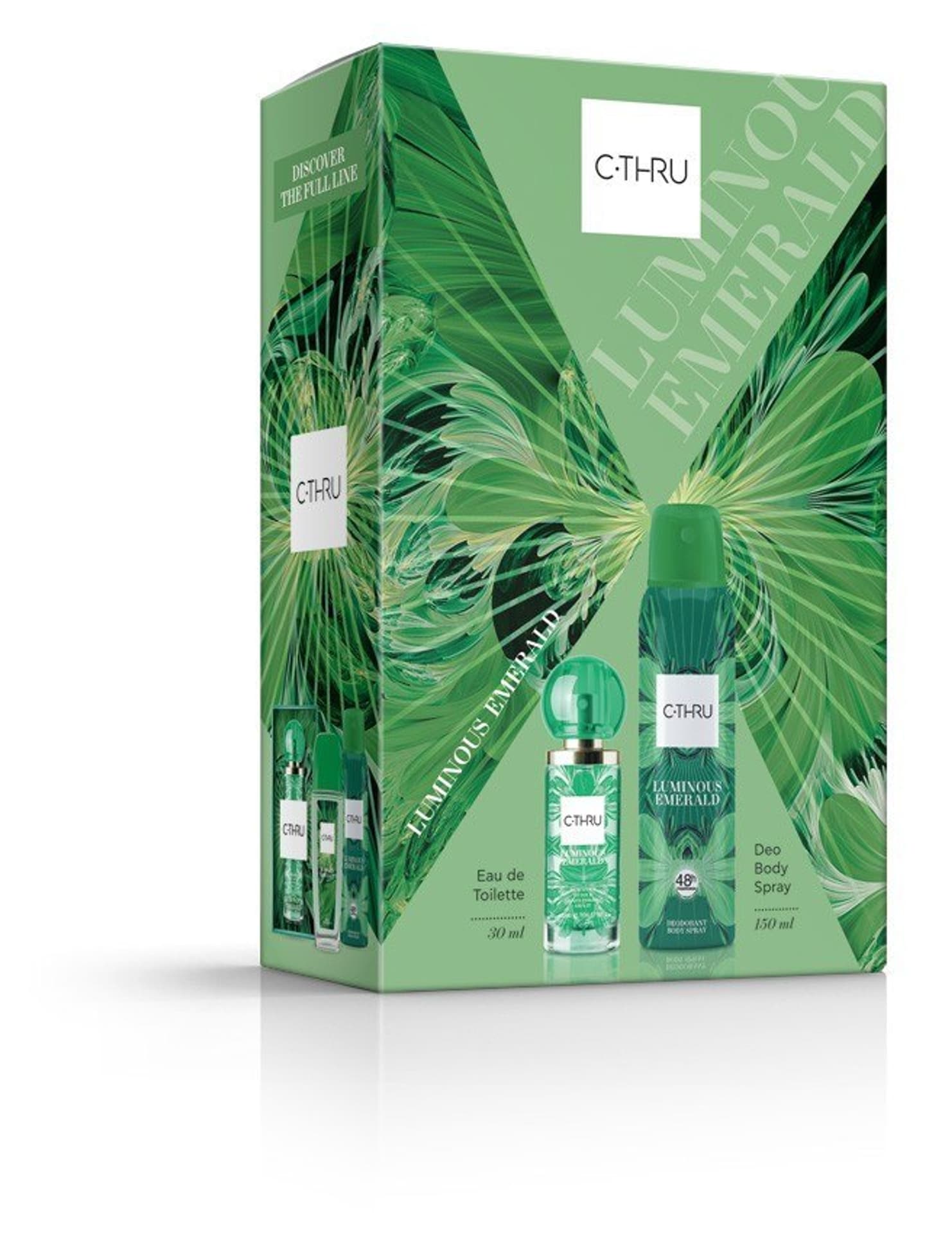 

C-THRU Zestaw prezentowy Luminous Emerald (Woda Toaletowa 30ml+Dezodorant spray 150ml)