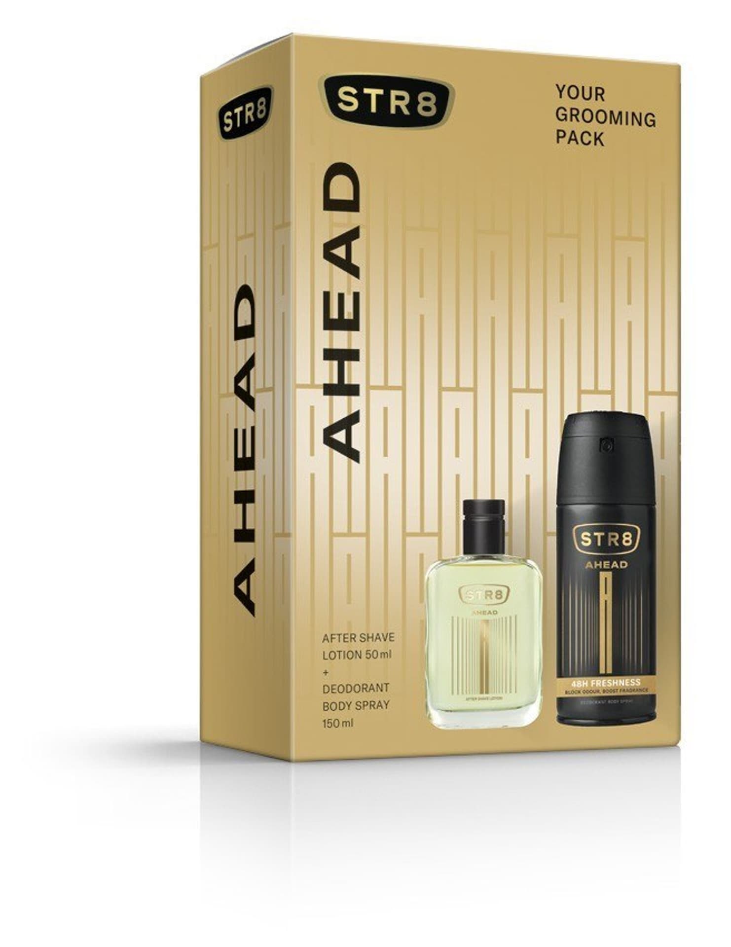 

STR 8 Zestaw prezentowy Ahead (Woda po goleniu 50ml+Deo spray 150ml)