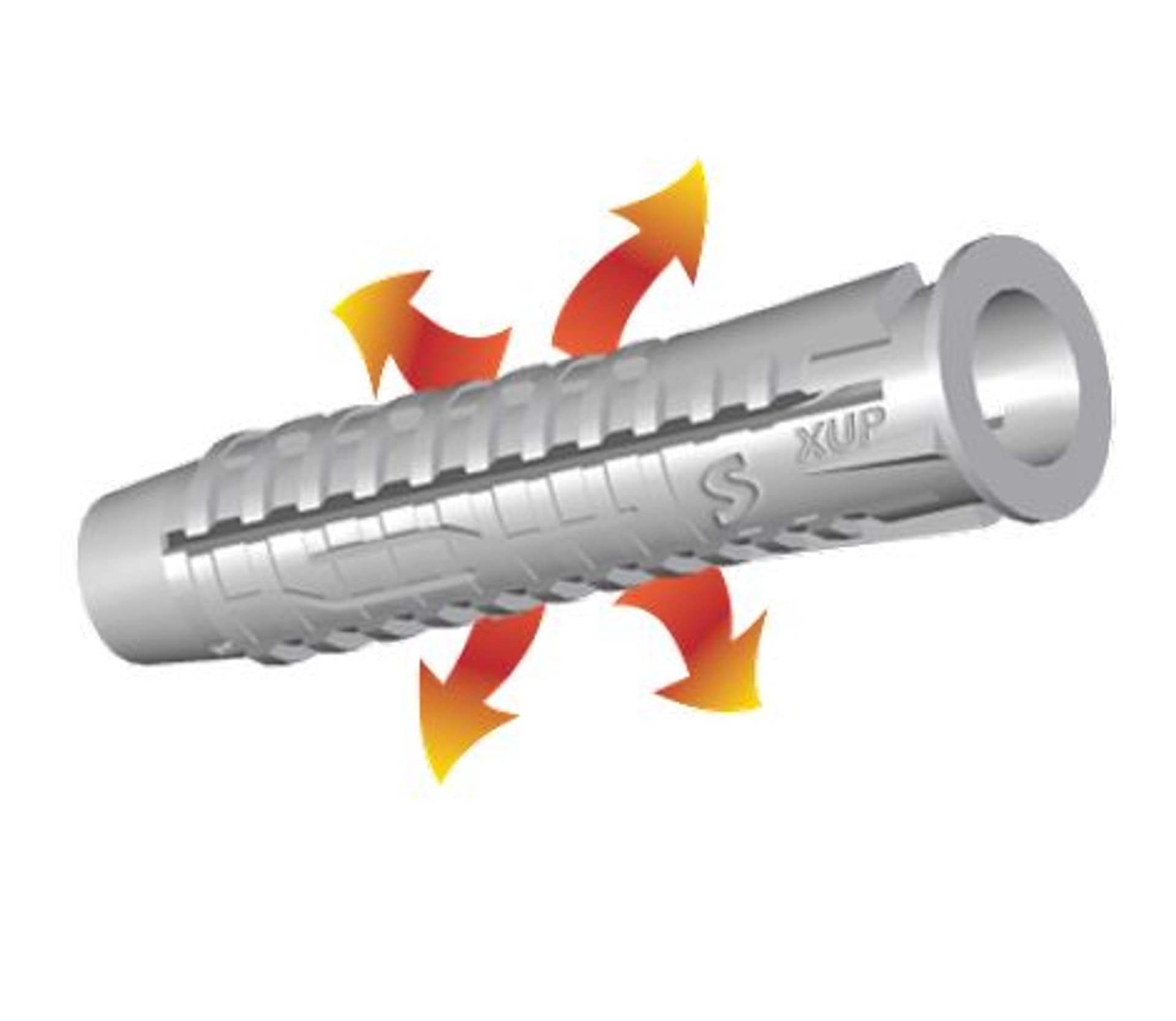 

KOŁEK UNIWERSALNY Z KOŁNIERZEM NYLON TYP XUP 10*50/6*60MM