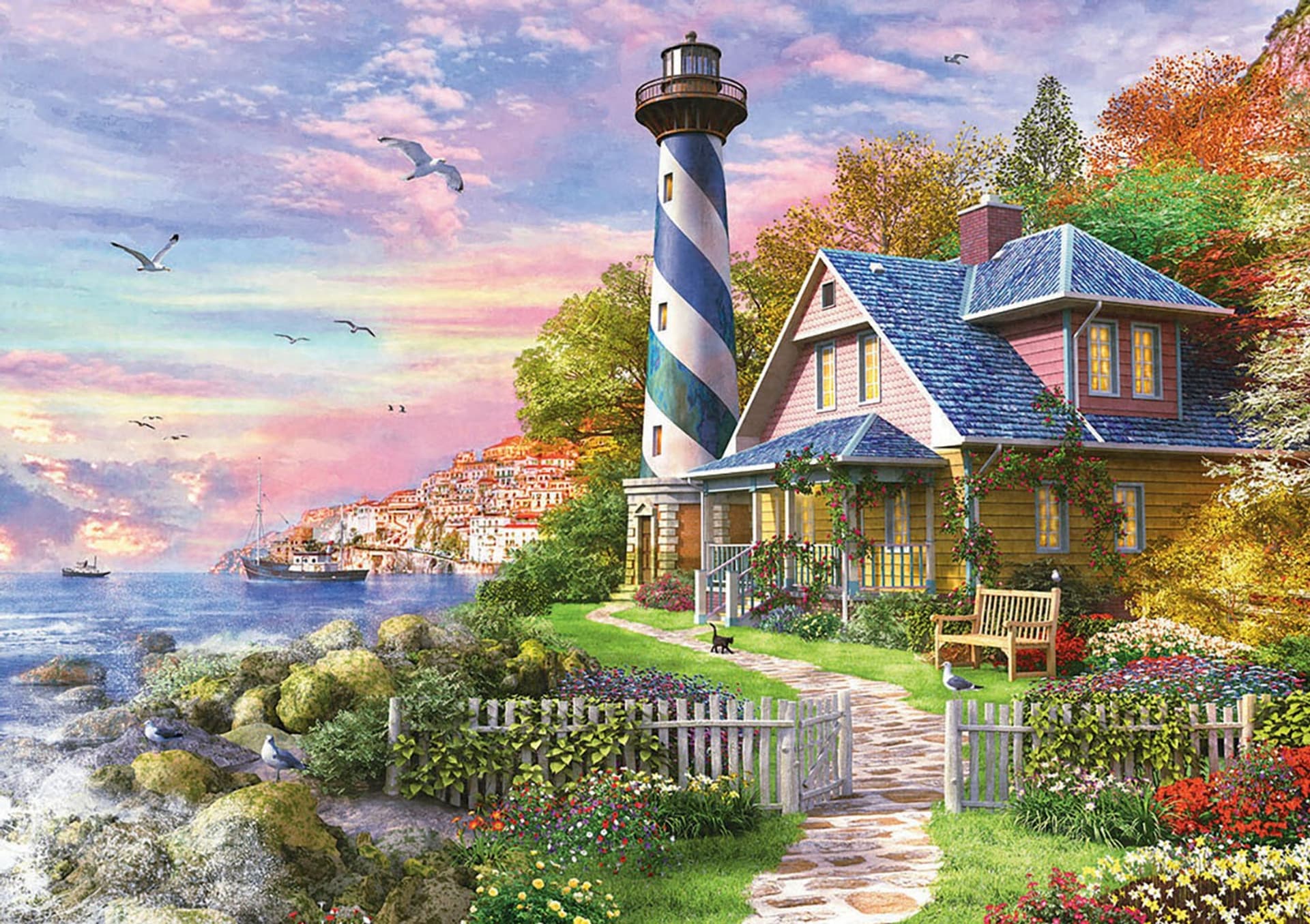 

Puzzle 4000 elementów Latarnia