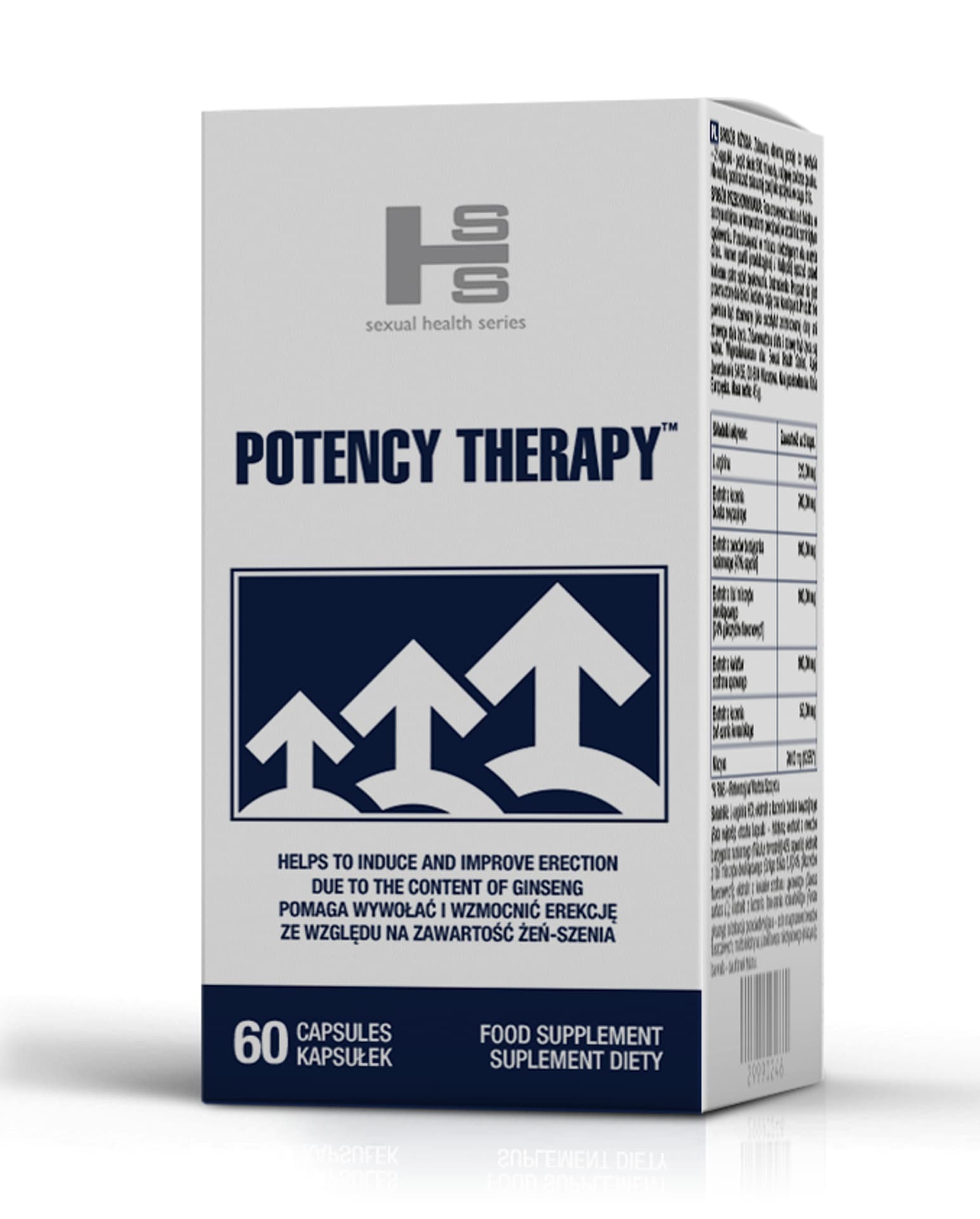 

SHS Potency therapy - 60 kaps suplement diety