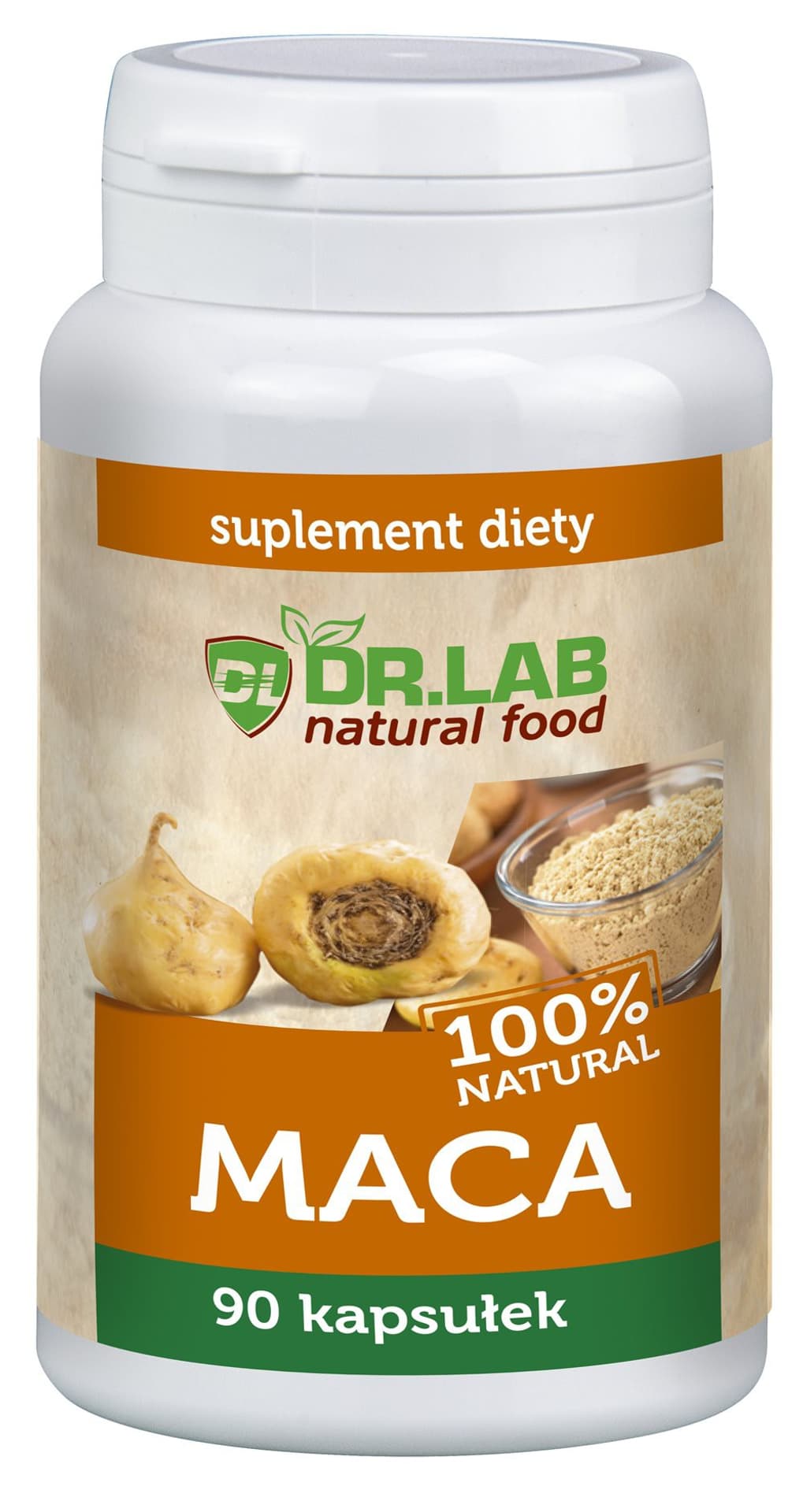 

Dr.Lab Maca 100% natural 90 kaps. suplement diety