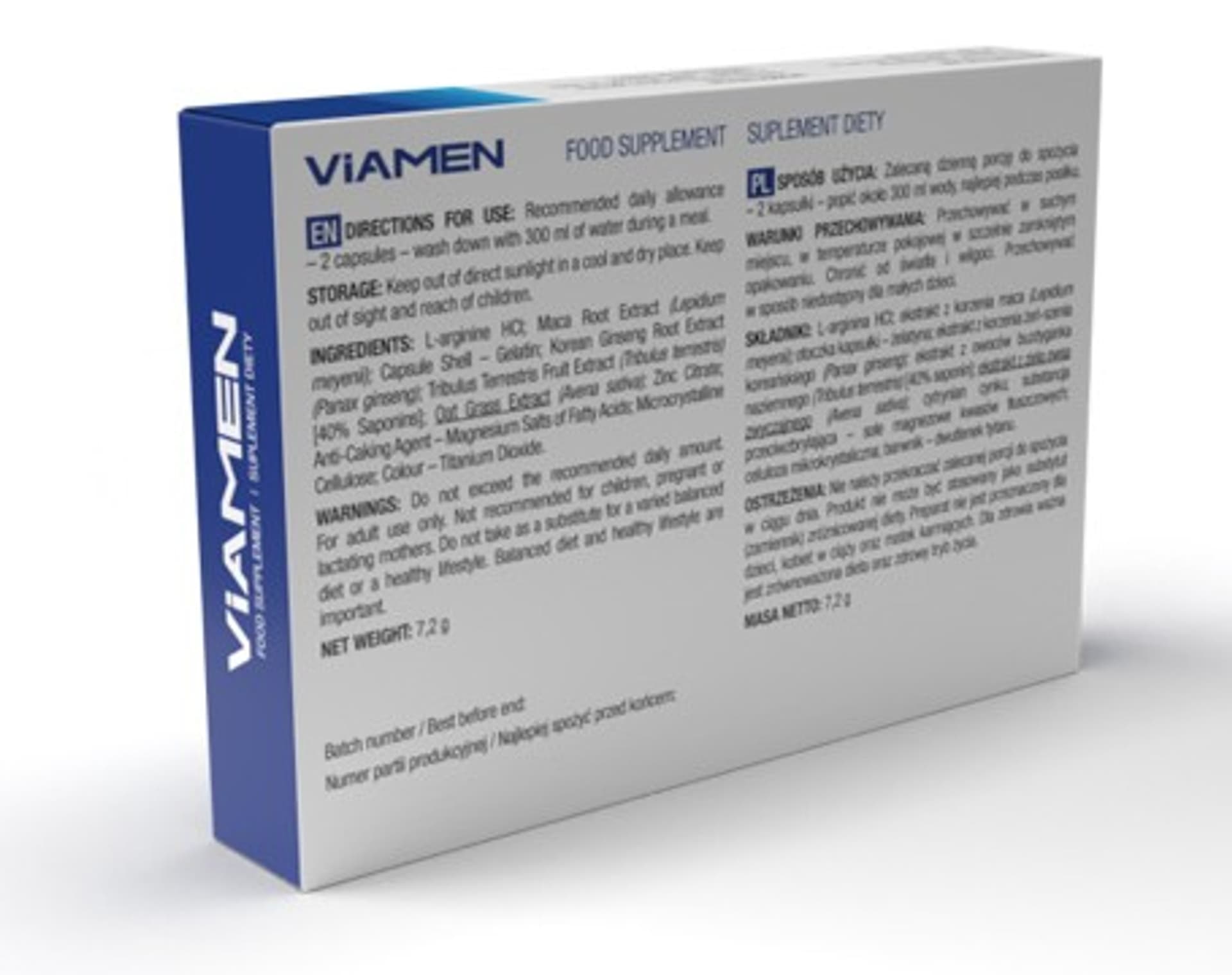 

SHS Viamen - 1 op - 10 caps suplement diety