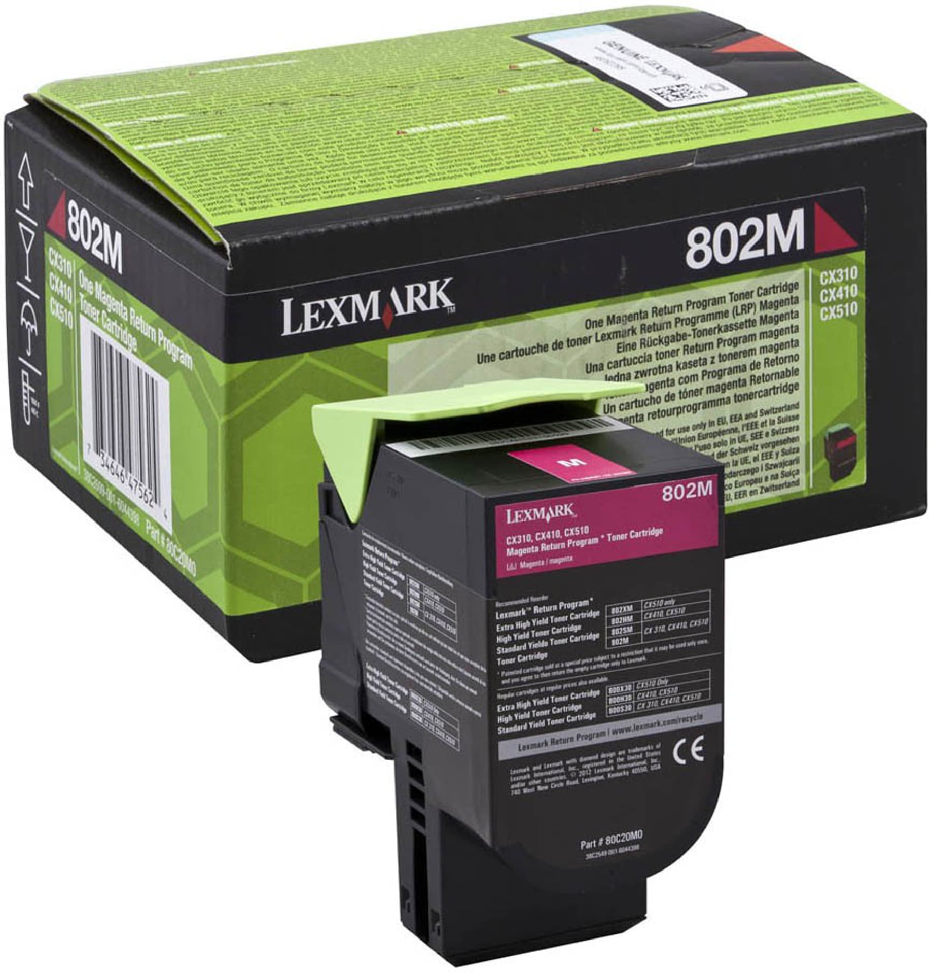 

Lexmark Toner 80C20M0 Magenta