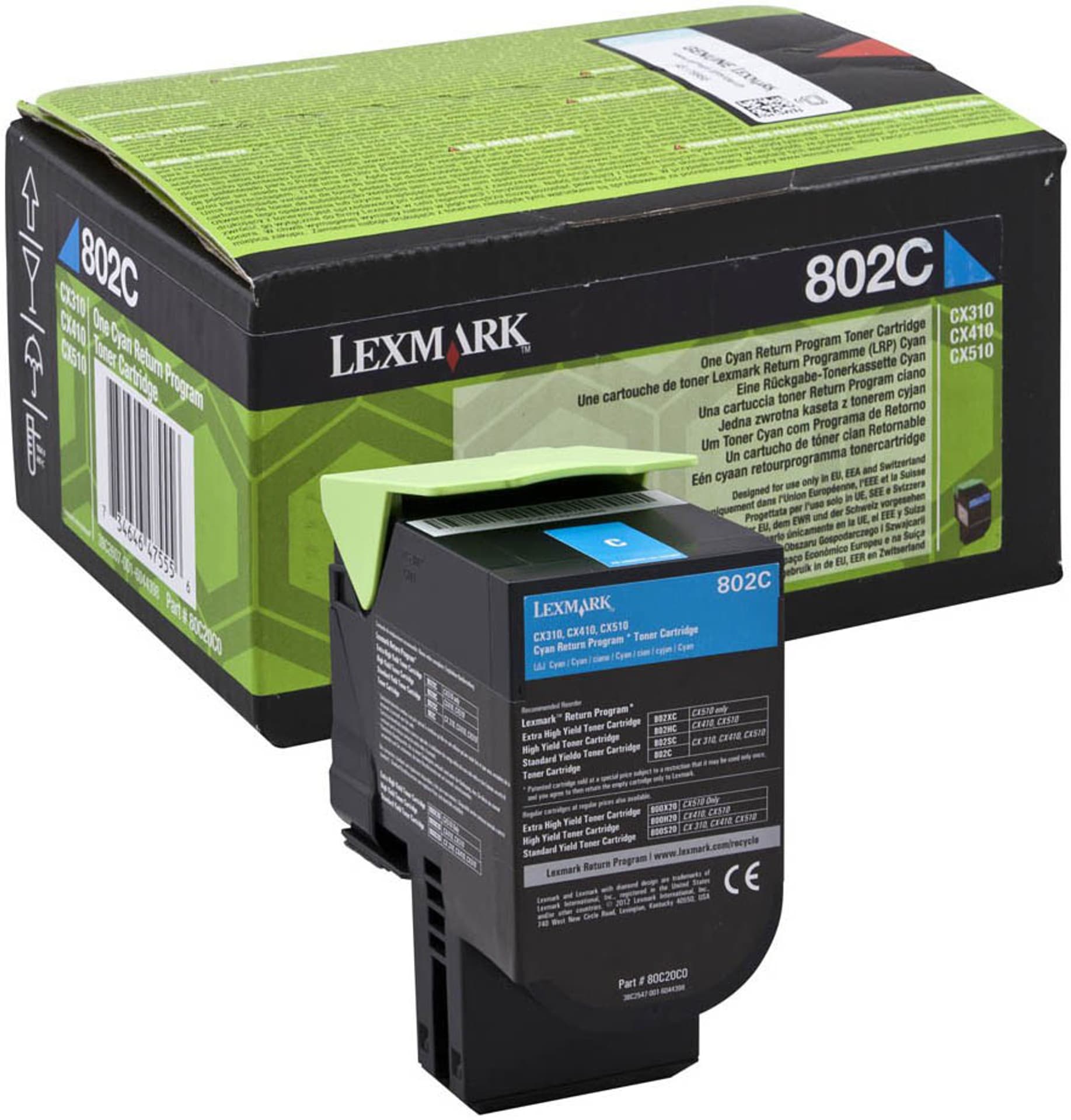 

Lexmark Toner 80C20C0 Cyan