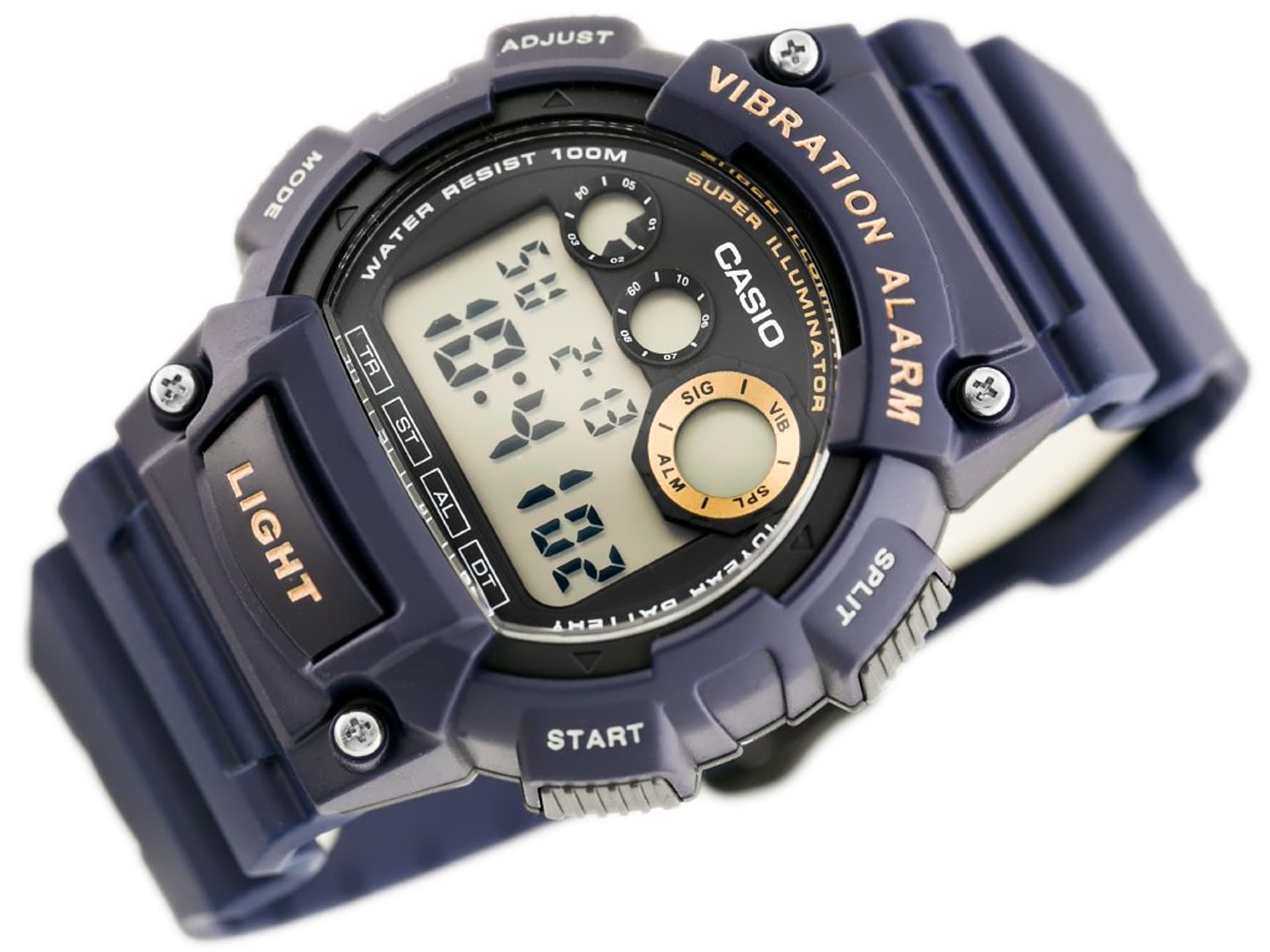 

ZEGAREK MĘSKI CASIO W-735H 2AV (zd081c) - Super Illuminator + BOX, Zd081c) - super illuminator + bo
