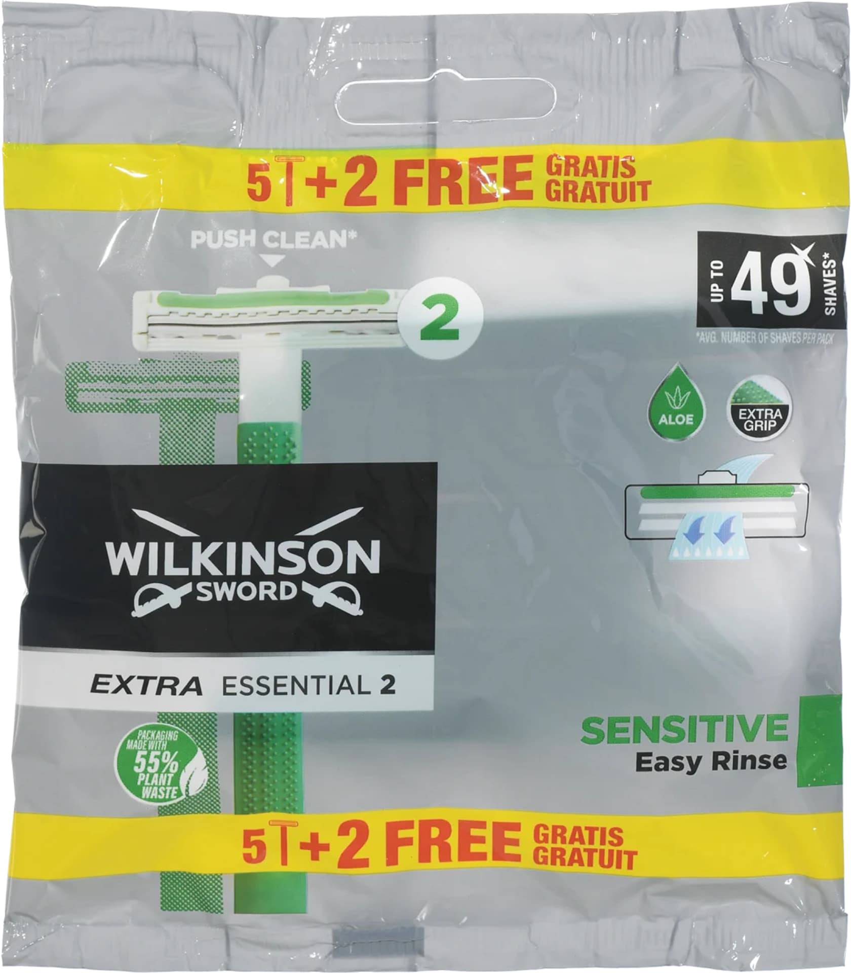 

Wilkinson Sword Extra2 Sensitive Jednorazowa Maszynka do Golenia 7 szt.