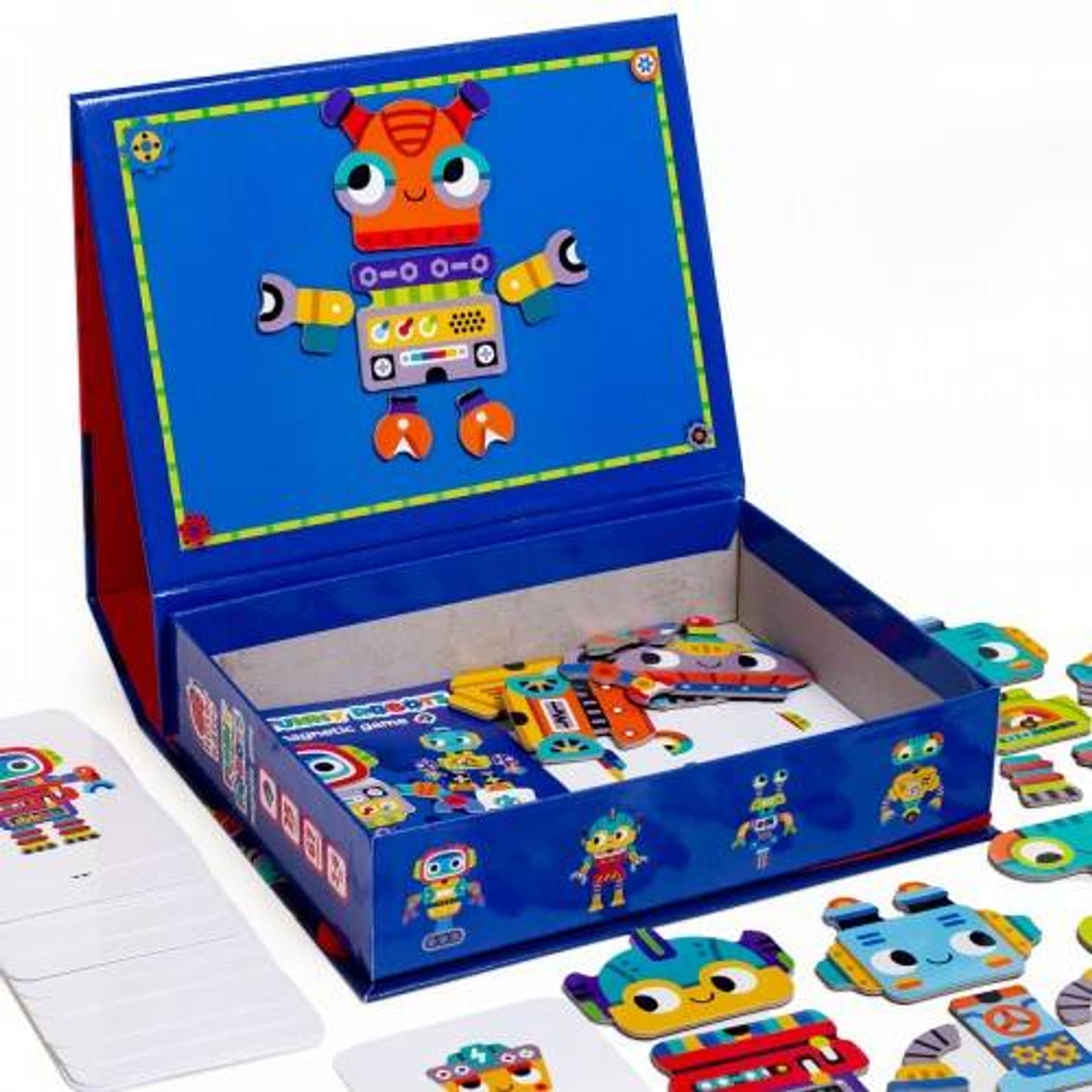 

GRA MAGNETYCZNA ROBOTY ZESTAW EDUKACYJNY KARTY MAGNESY TABLICA ROTER KAFER