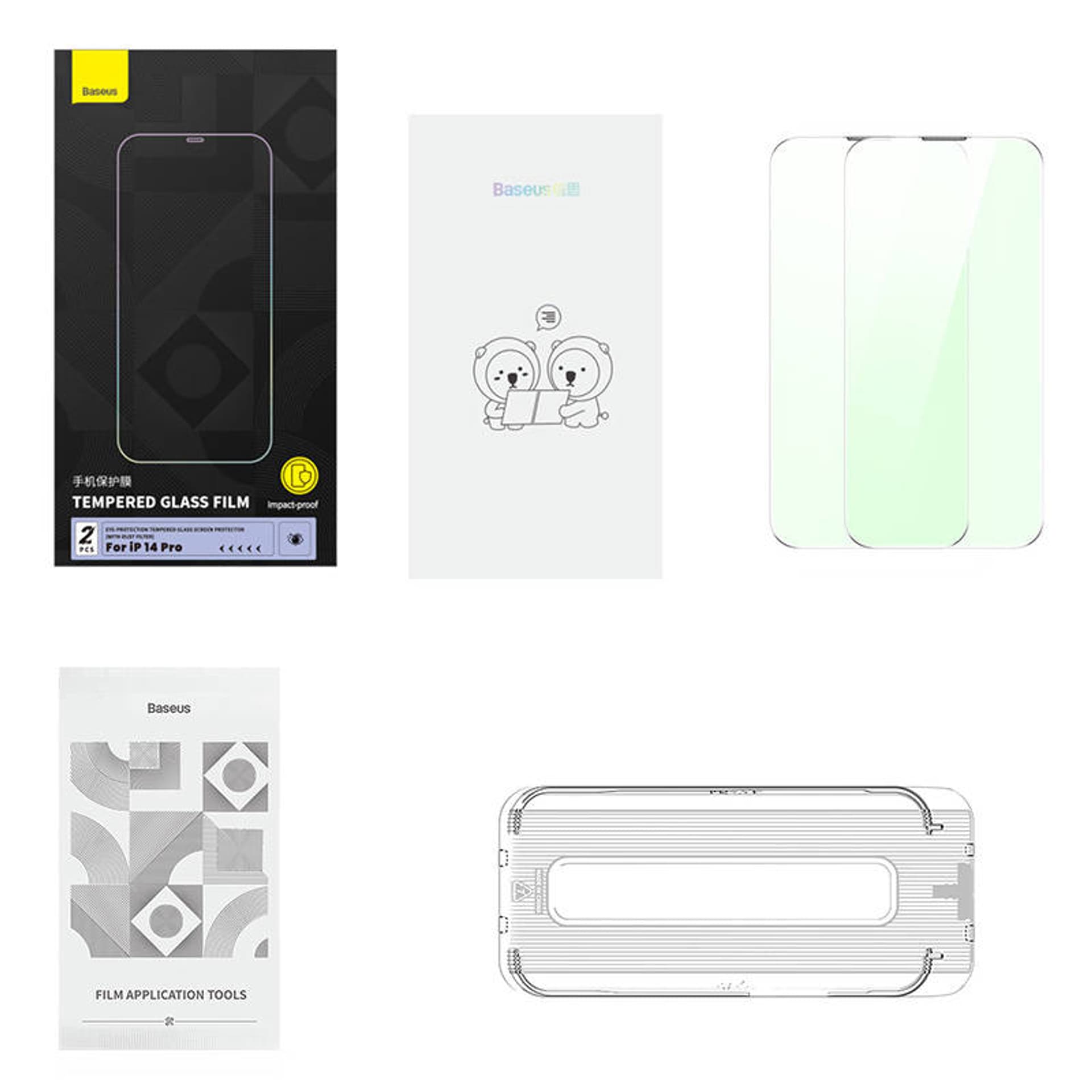 

Szkło hartowane prywatyzujące Baseus Crystal Series iPhone 14 PRO