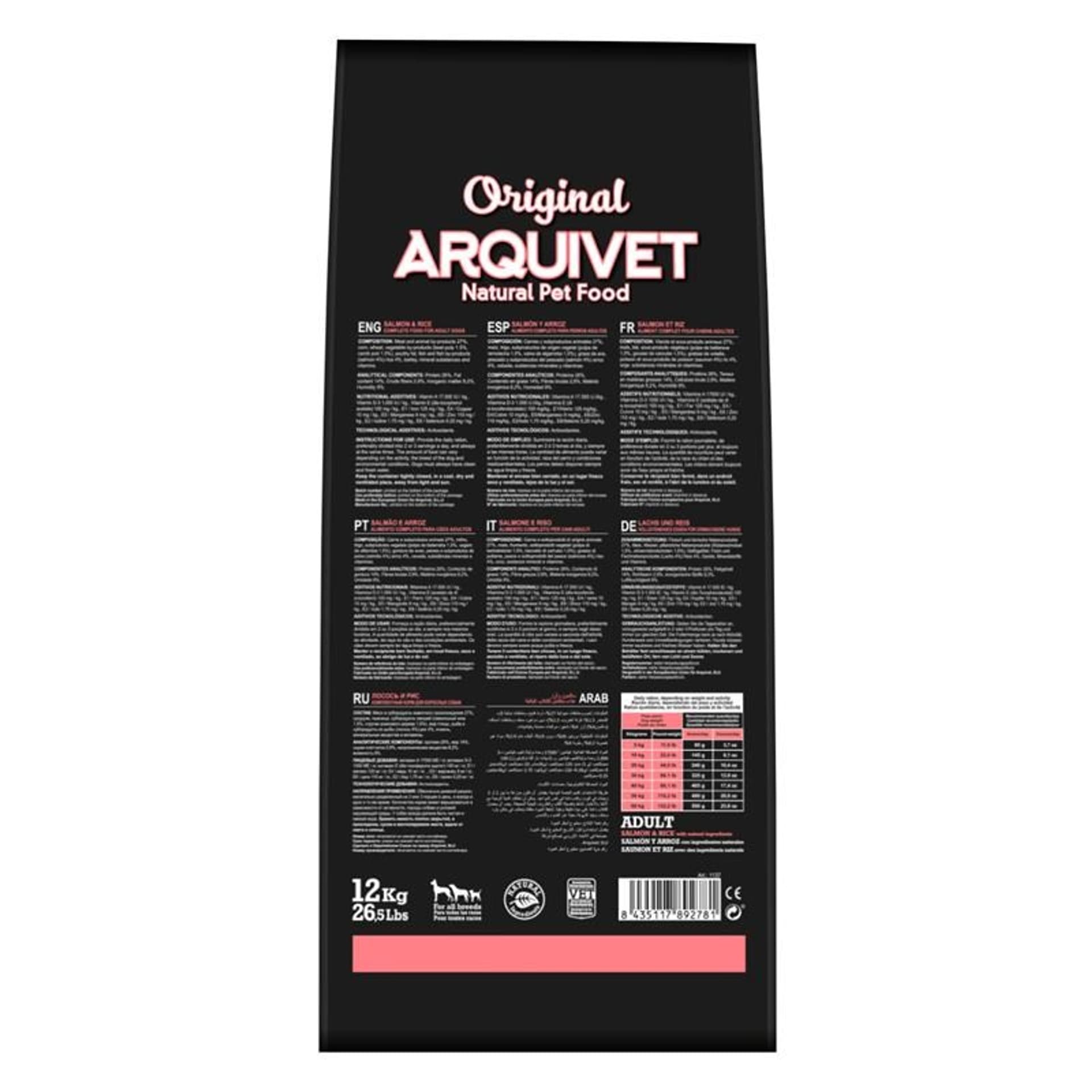 

Arquivet Original Łosoś z ryżem 12 kg