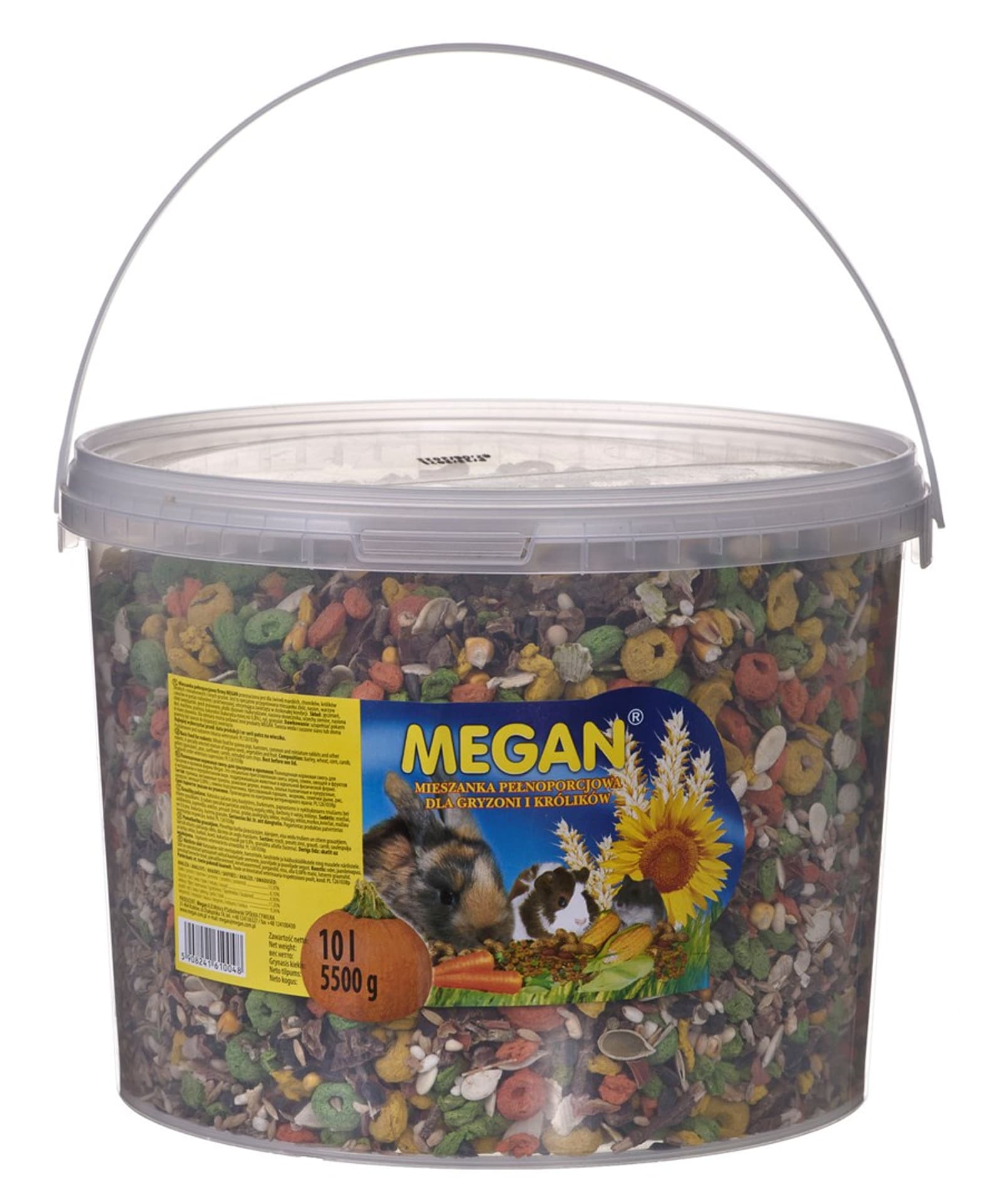 

MEGAN Pokarm dla gryzoni 10l