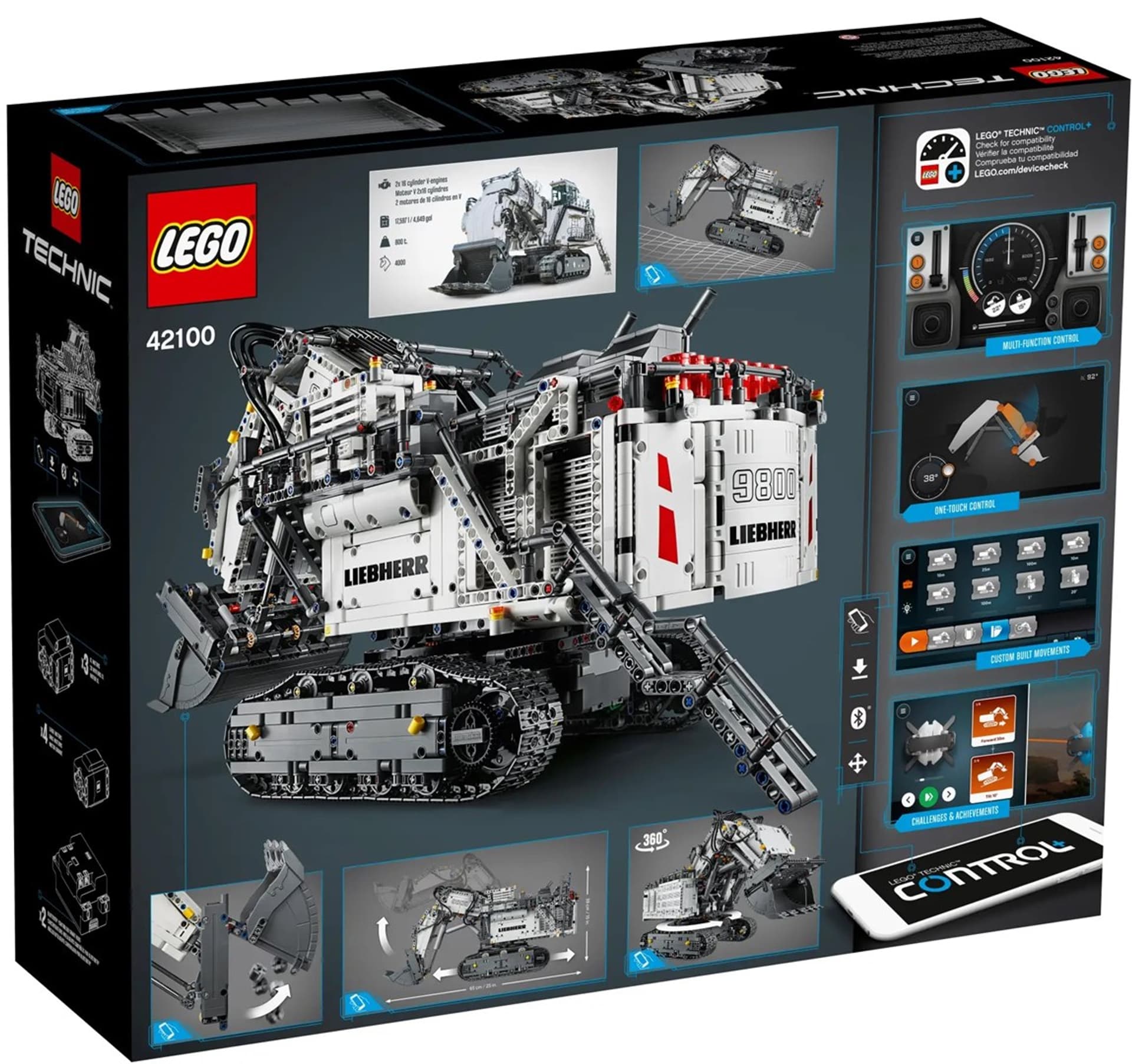 

LEGO Technic 42100 Koparka Liebherr R 9800