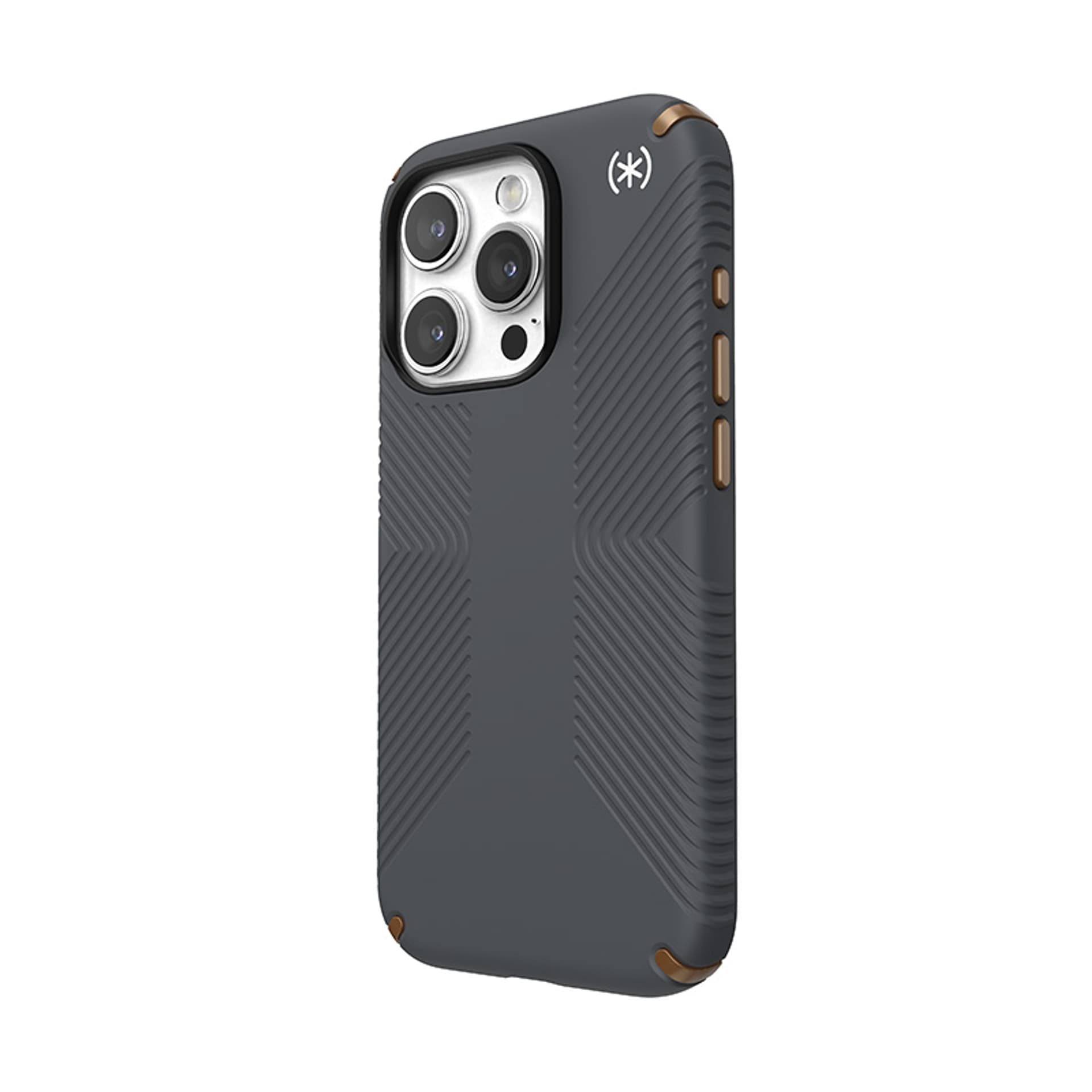 

Speck Presidio2 Grip - Etui iPhone 15 Pro (Charcoal Grey / Cool Bronze / White)