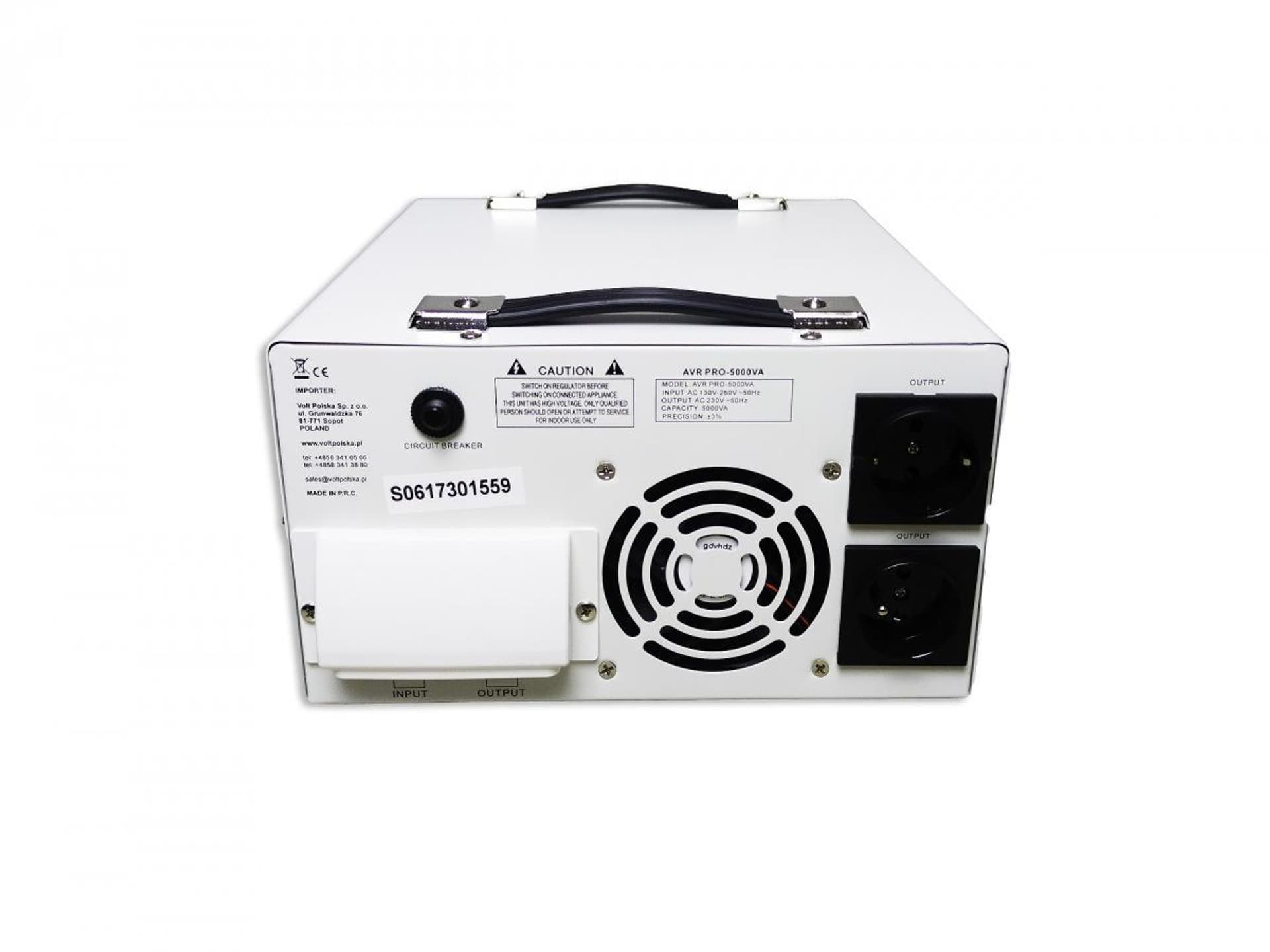 

Stabilizator napięcia Volt Polska AVR Pro 5000VA 3% Servo
