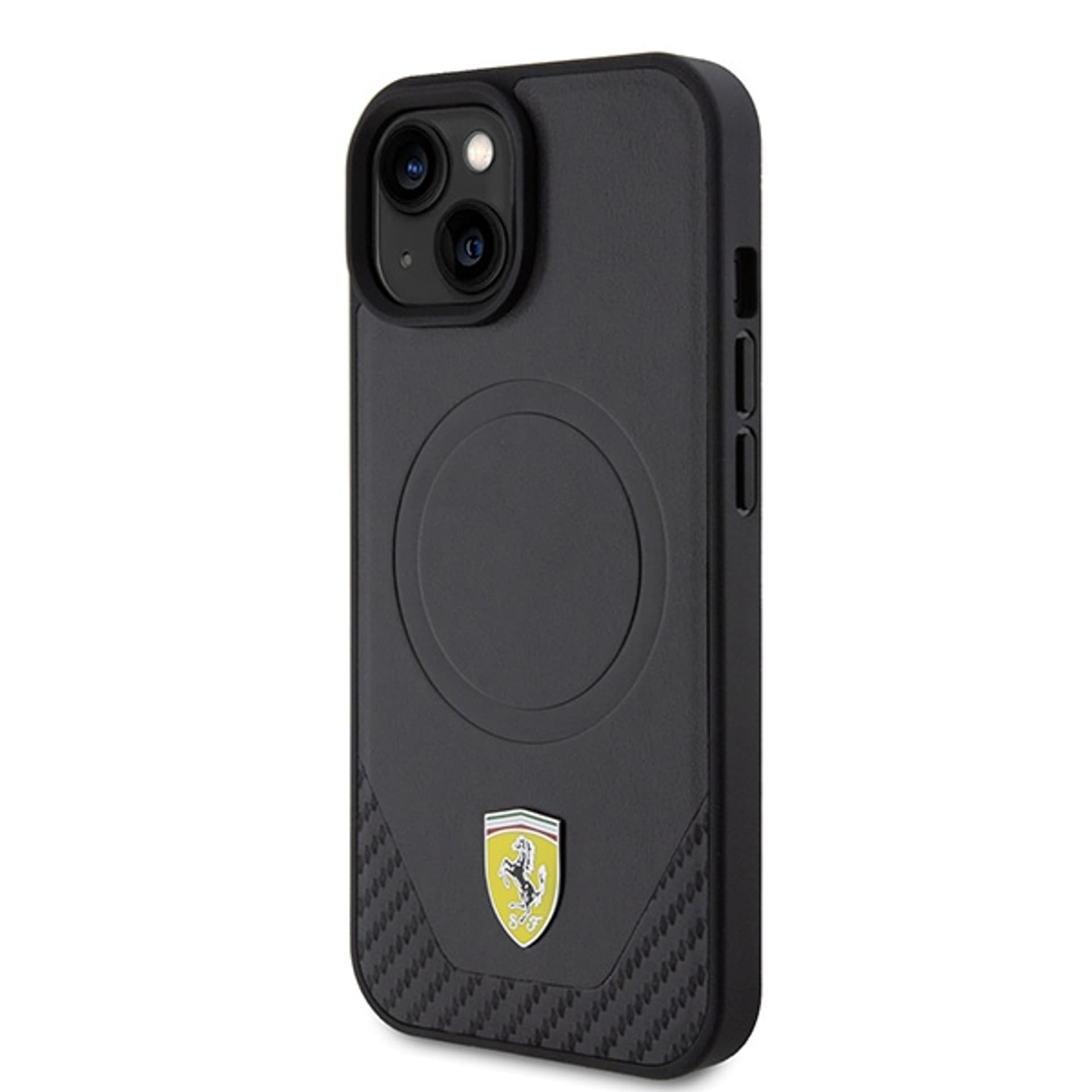 

Ferrari FEHMP15SPTEK iPhone 15 6.1" czarny/black hardcase Carbon Metal Logo MagSafe