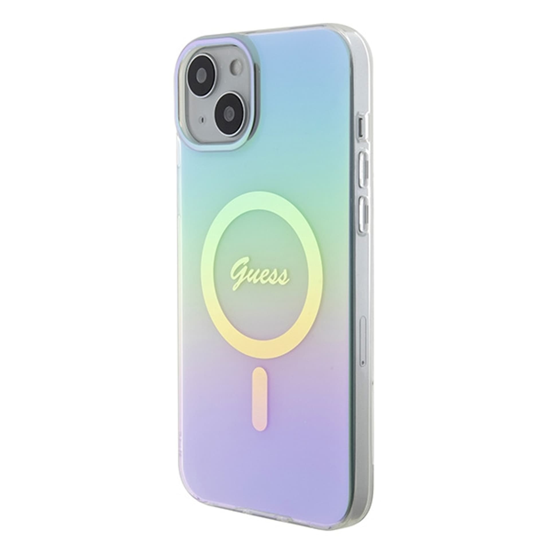 

Guess GUHMP15MHITSQ iPhone 15 Plus 6.7" turkusowy/turquoise hardcase IML Iridescent MagSafe