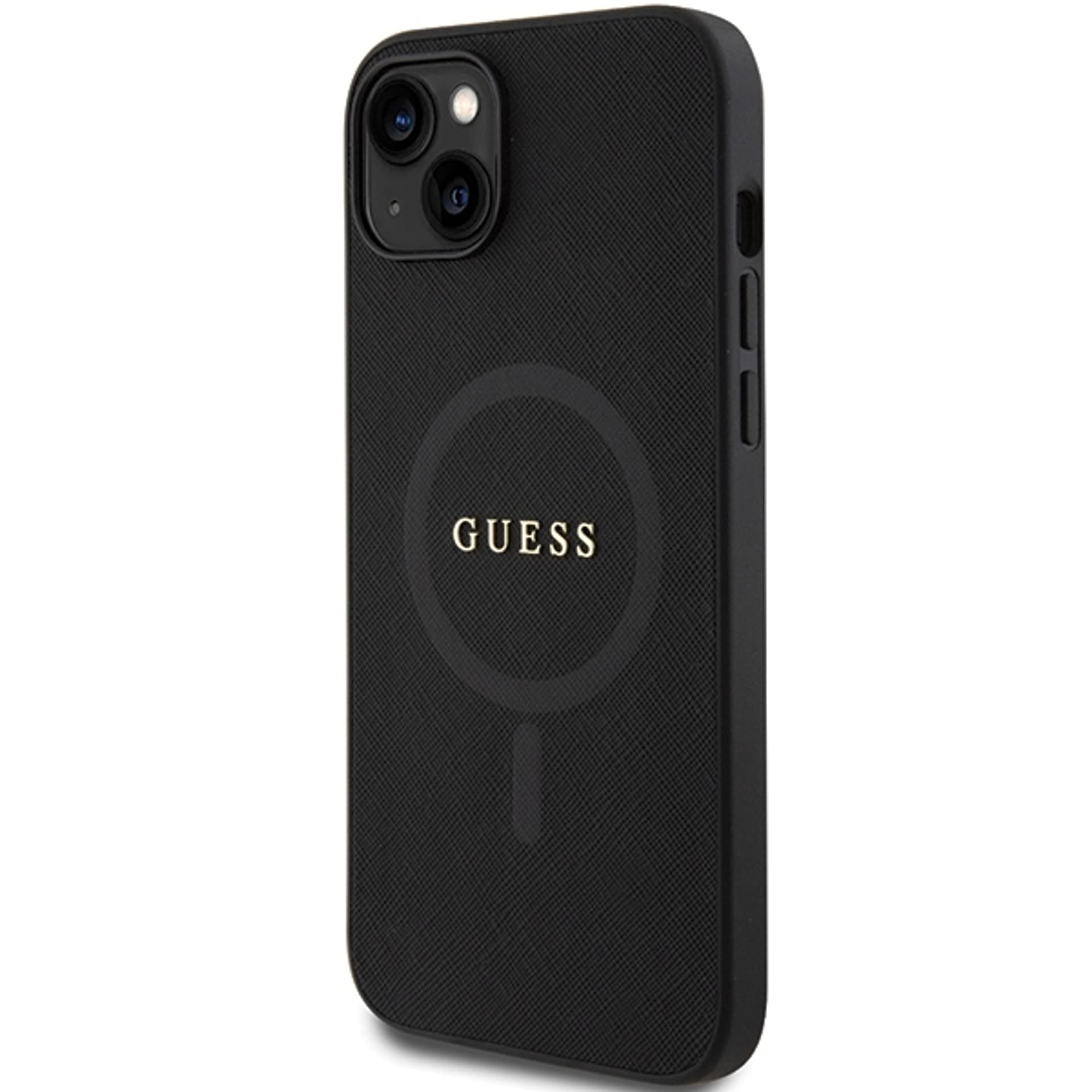

Guess GUHMP15MPSAHMCK iPhone 15 Plus 6.7" czarny/black hardcase Saffiano MagSafe