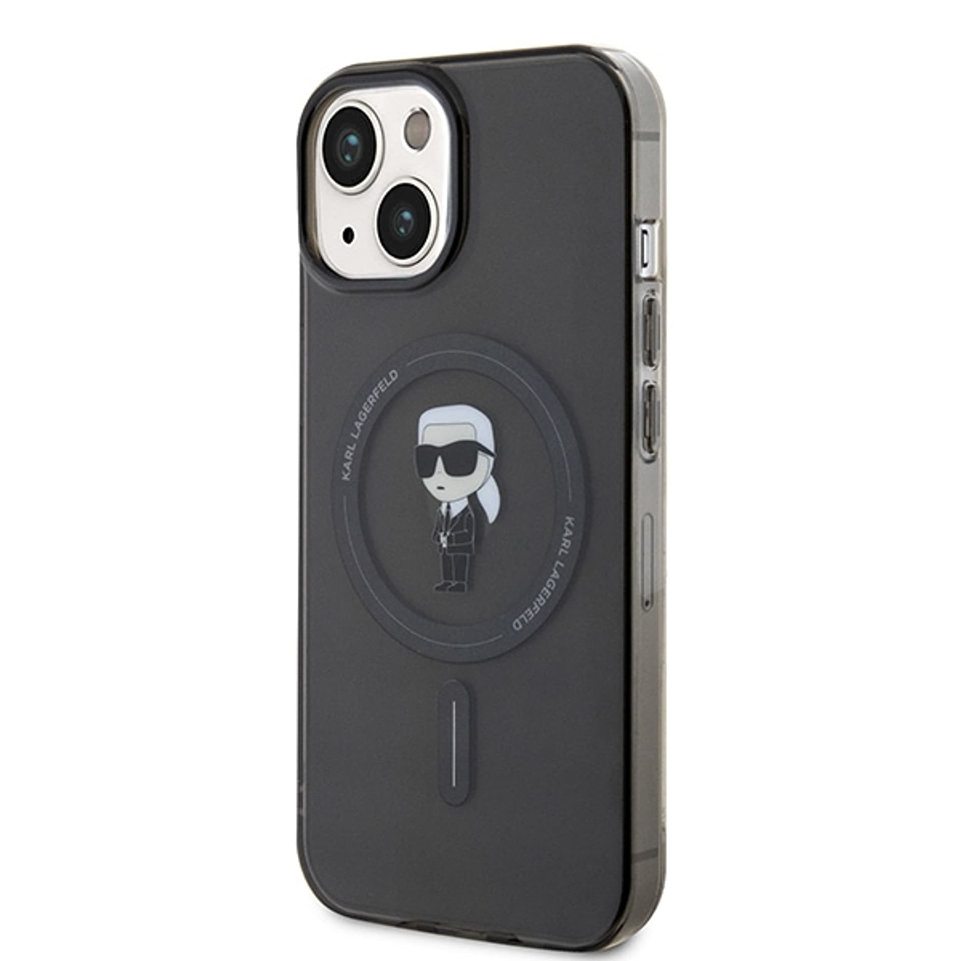 

Karl Lagerfeld KLHMP14SHFCKNOK iPhone 14 / 15 / 13 6.1" czarny/black hardcase IML Ikonik MagSafe