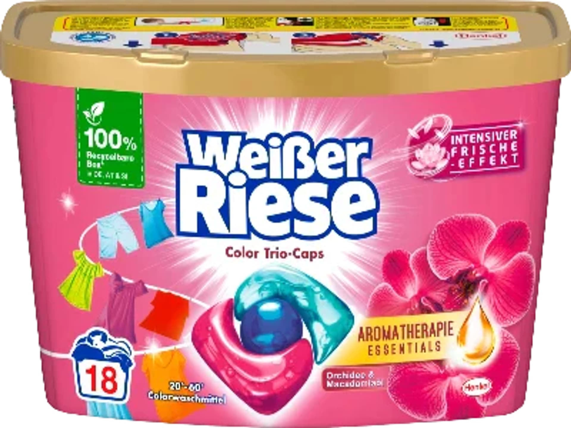 

Weiser Riese Color Trio-Caps Aromatherapie Orchidee 18 szt.DE