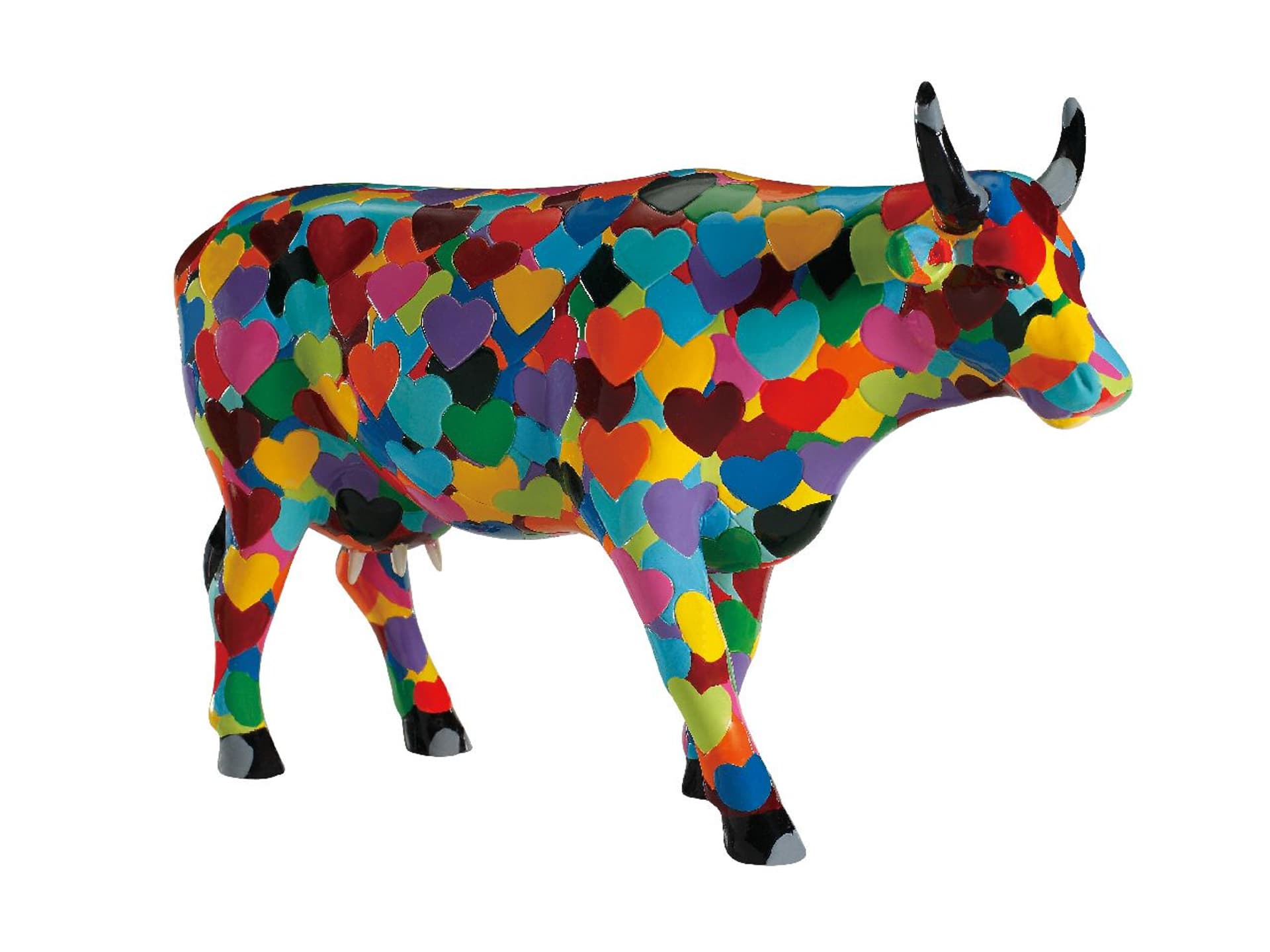

CowParade North Carolina 2012, Heartstanding Cow, autor: Steven Ray Miller.